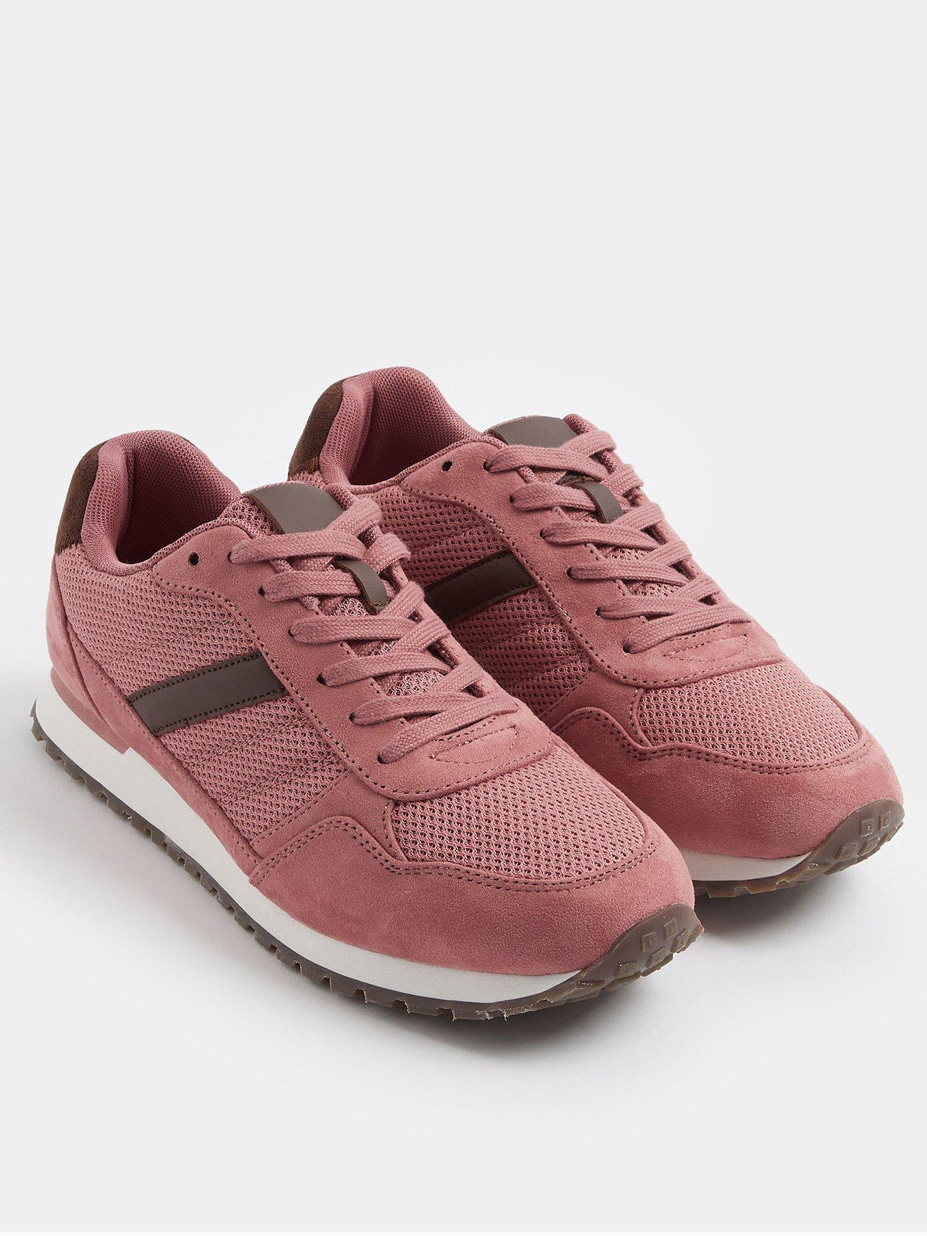 Image 2 of 4 of Yours Extra Wide Fit Eva Colour Block Trainer - Pink