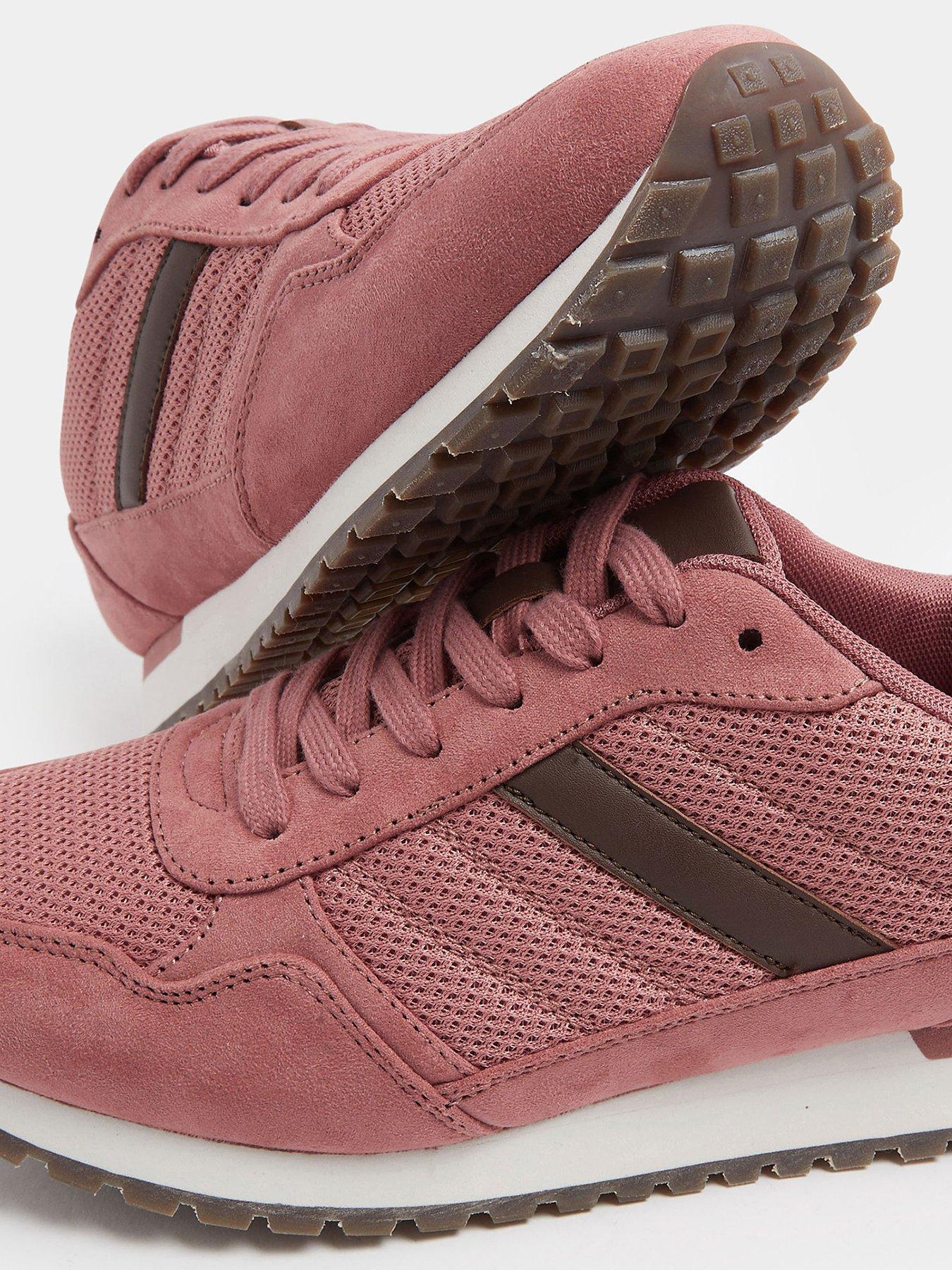 Image 4 of 4 of Yours Extra Wide Fit Eva Colour Block Trainer - Pink