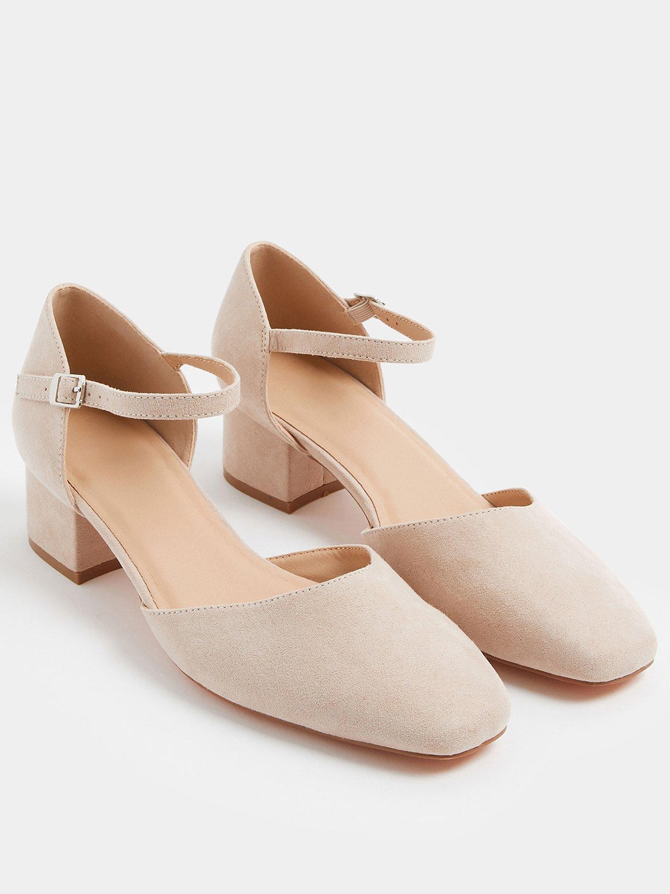 stillFront image of yours-extra-wide-fit-2-part-block-heel-square-toe