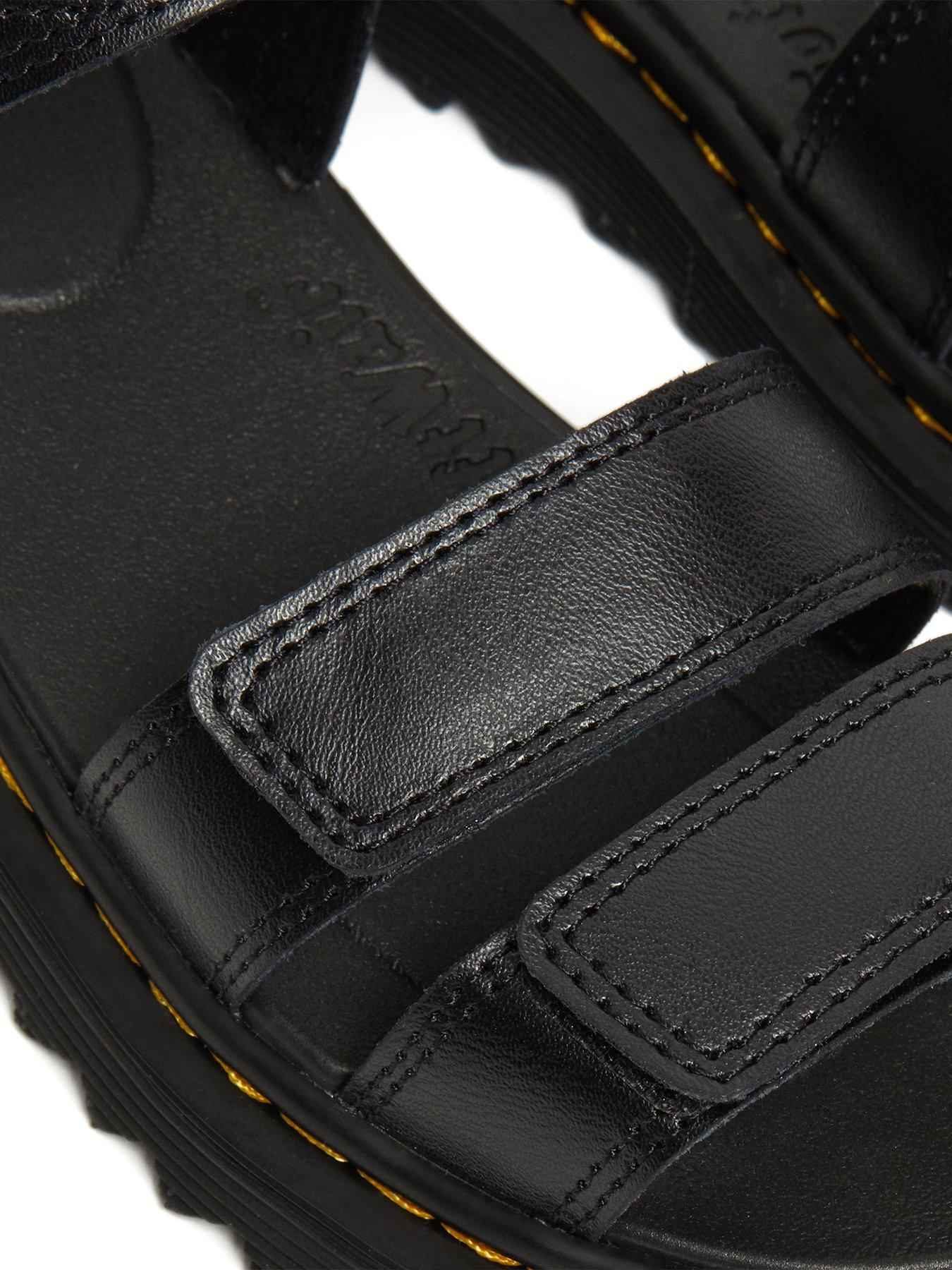 Image 6 of 7 of Dr Martens Junior Klaire Leather Sandal - Black Lamper