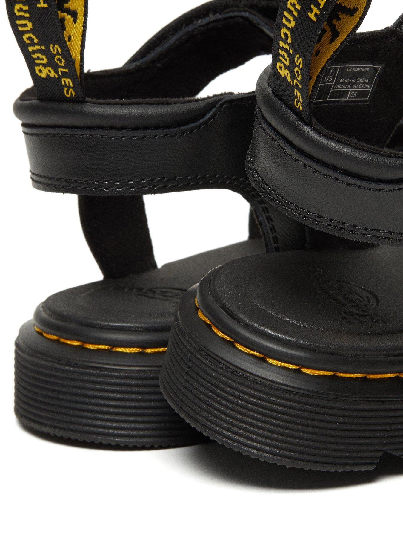 Image 7 of 7 of Dr Martens Junior Klaire Leather Sandal - Black Lamper