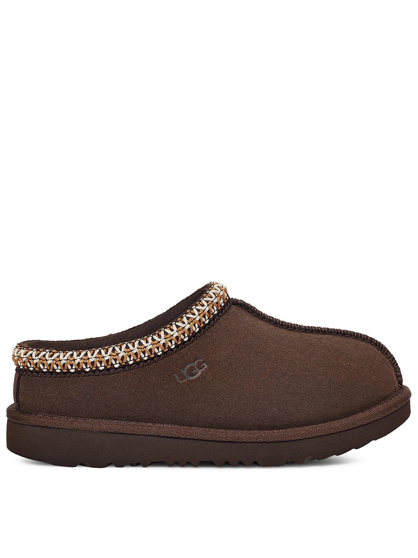 front image of ugg-kids-tasman-ii-slipper-dusted-cocoa