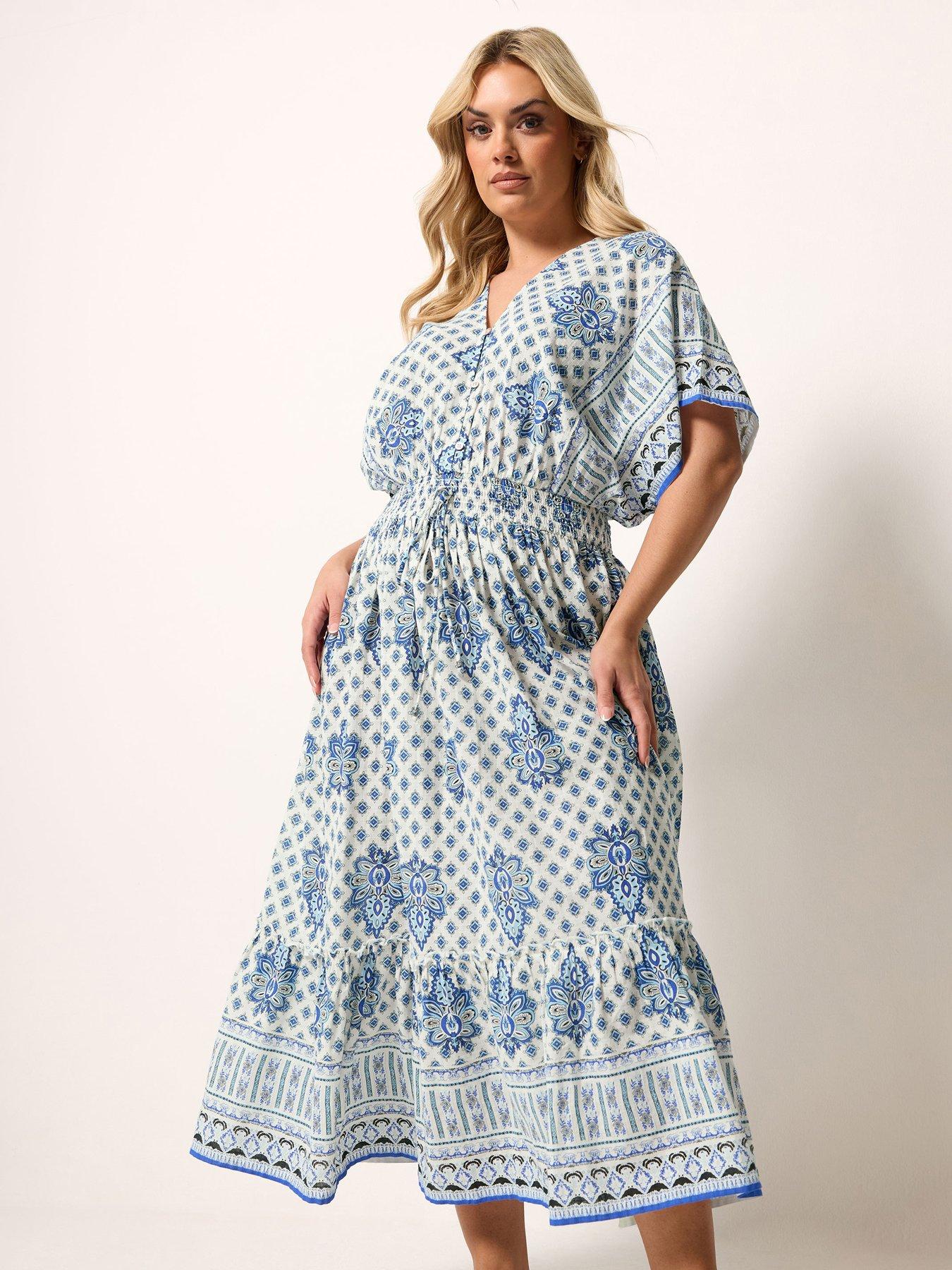  image of yours-curve-cotton-boho-maxi-dress
