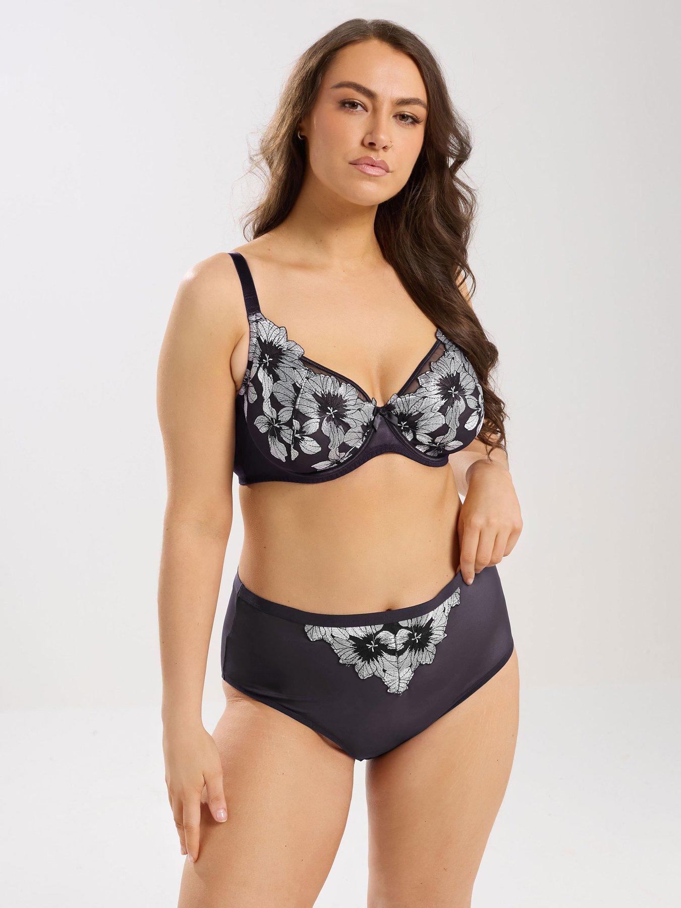  image of yours-curve-embroidered-non-padded-bra-purple