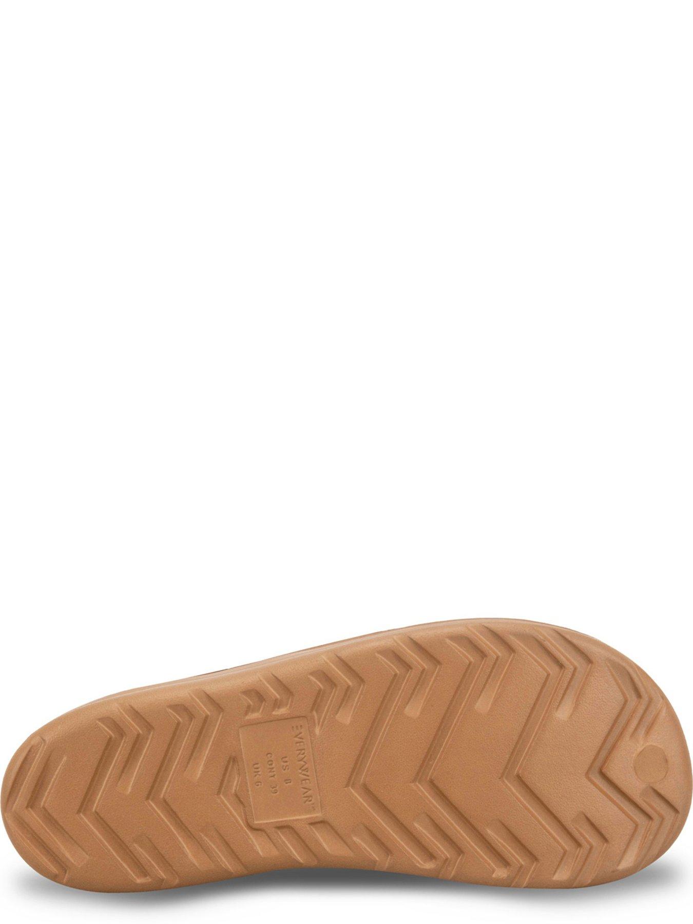  image of totes-solbounce-ladies-toe-post-gold-metallic