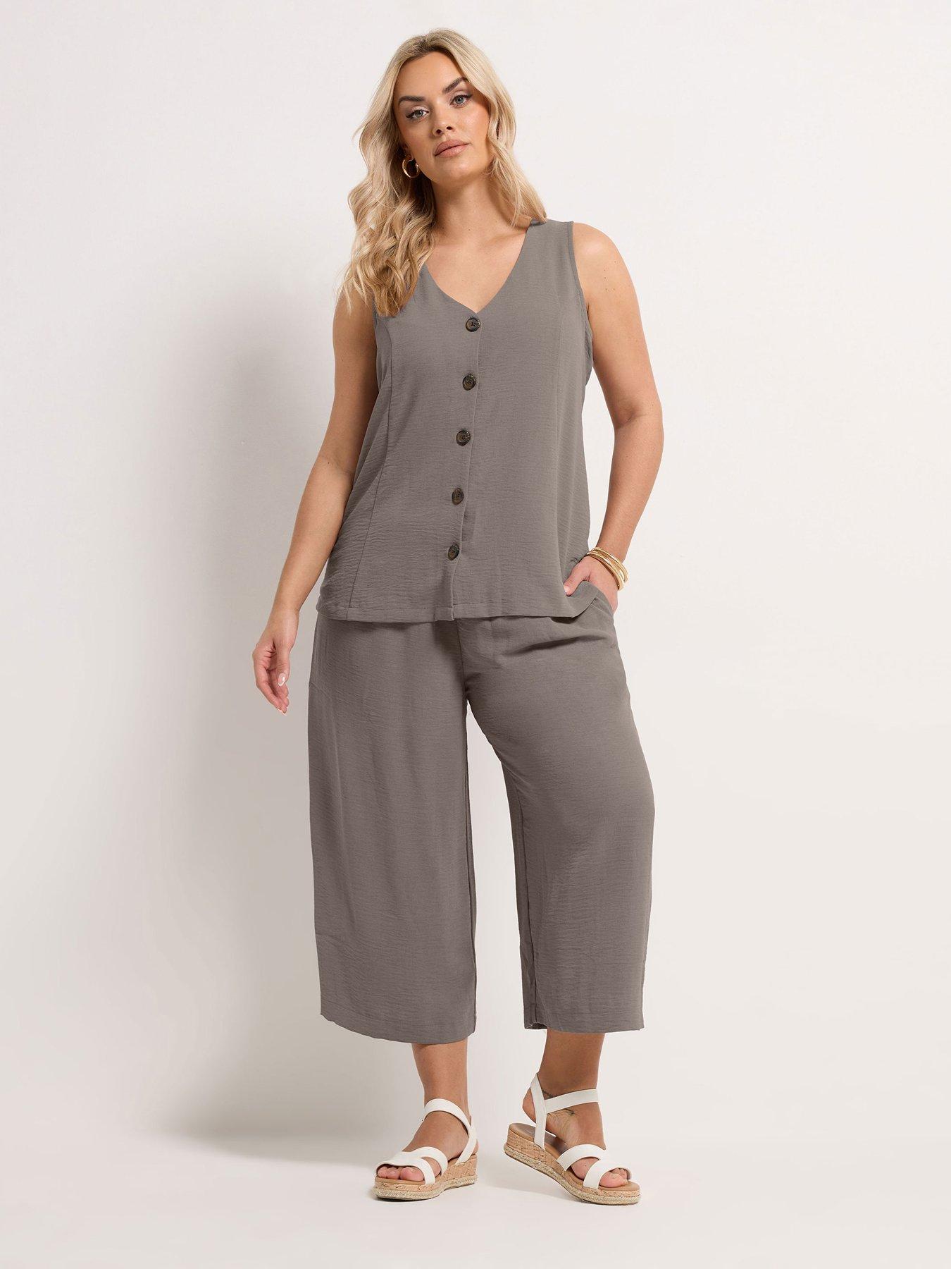 Image 3 of 5 of Yours Curve Waistcoat Vest - Purple
