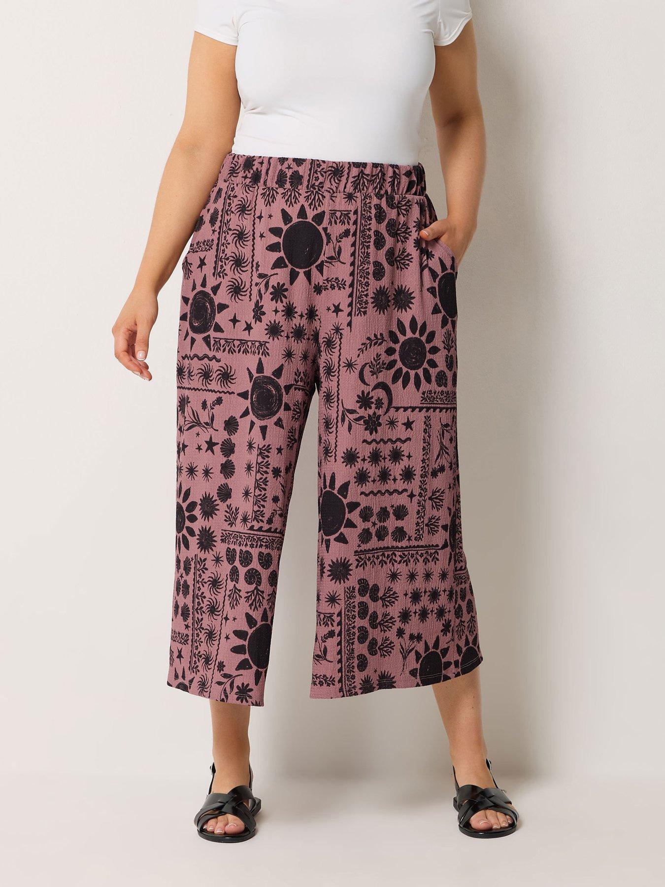 Yours Curve Jersey Midaxi Culotte