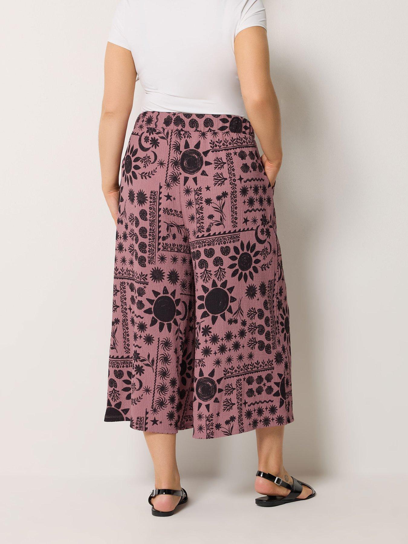  image of yours-curve-jersey-midaxi-culotte
