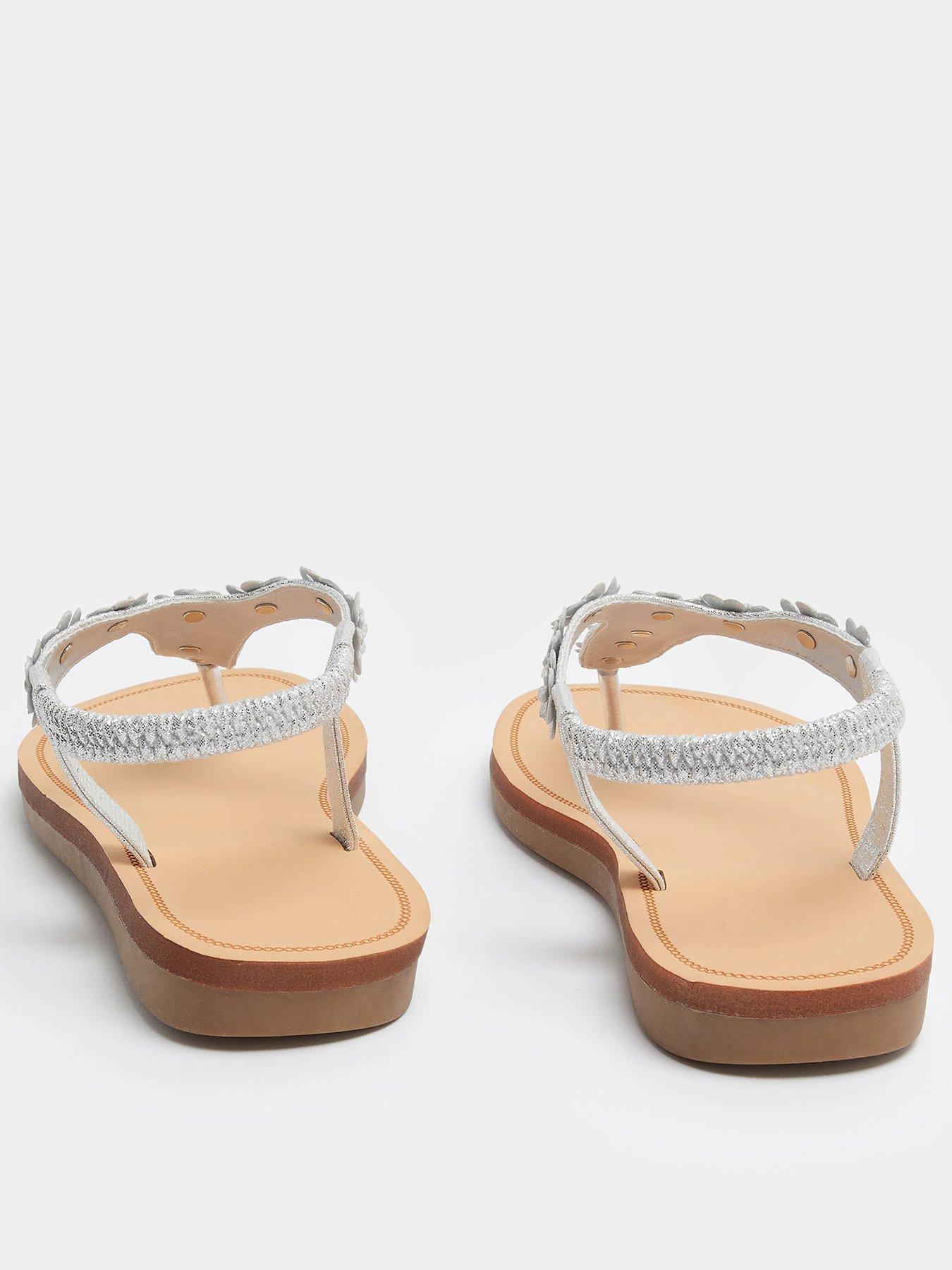  image of yours-extra-wide-fit-ditsy-flower-sandal