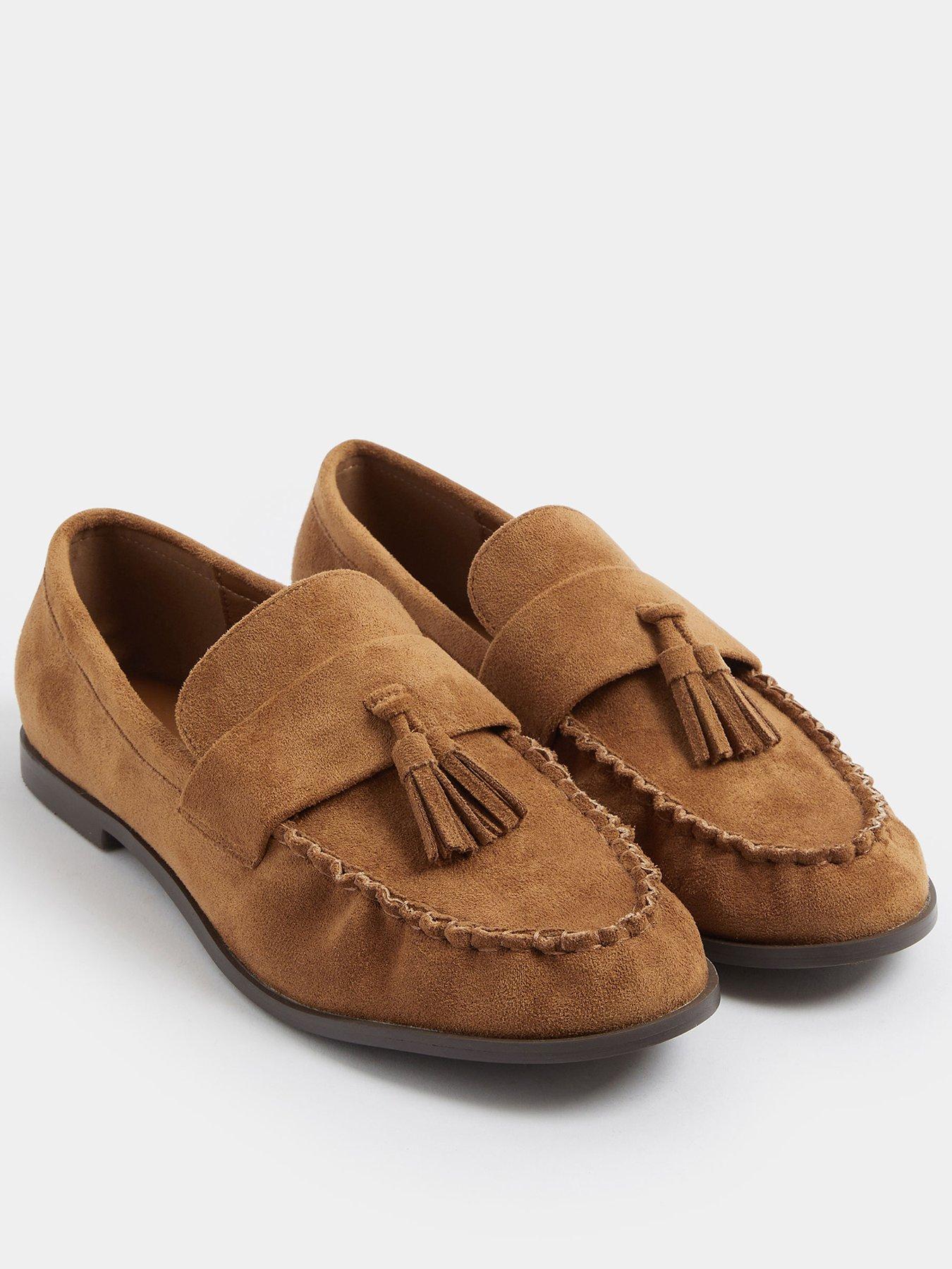 Image 2 of 4 of Yours Tassel Loafers - Brown