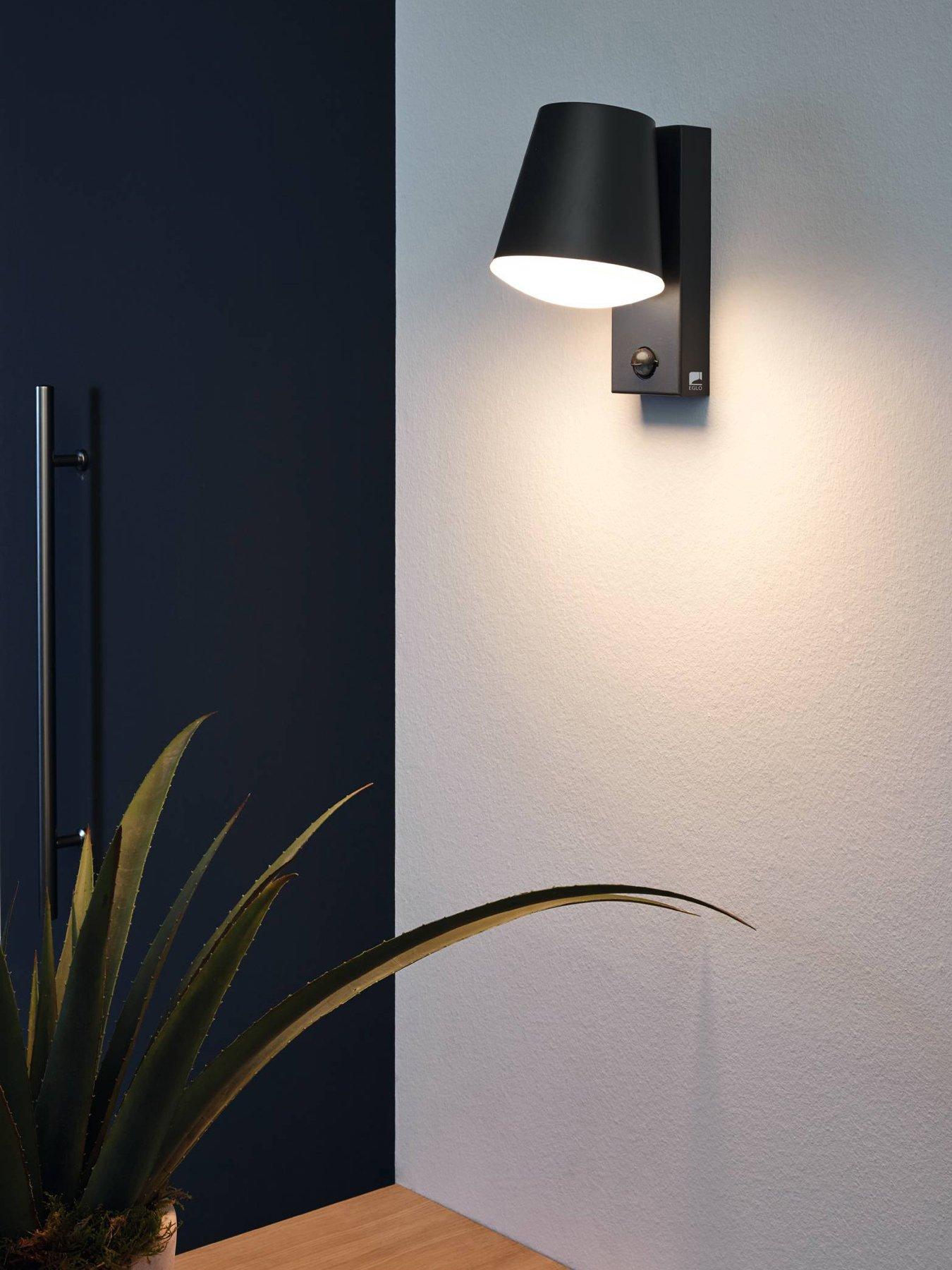 Eglo Caldiero Sleek Zinc-plated Steel Exterior Wall Light