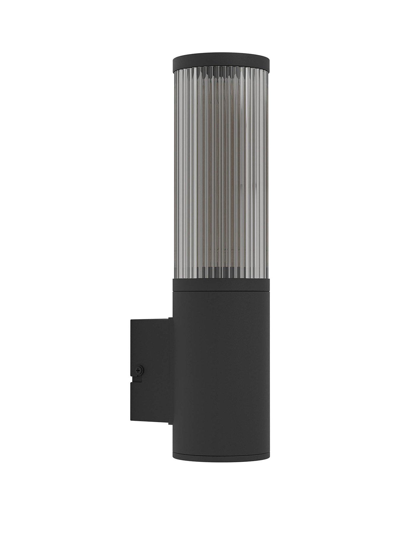 Image 2 of 4 of Eglo Salle Sleek Outdoor Wall Light Black
