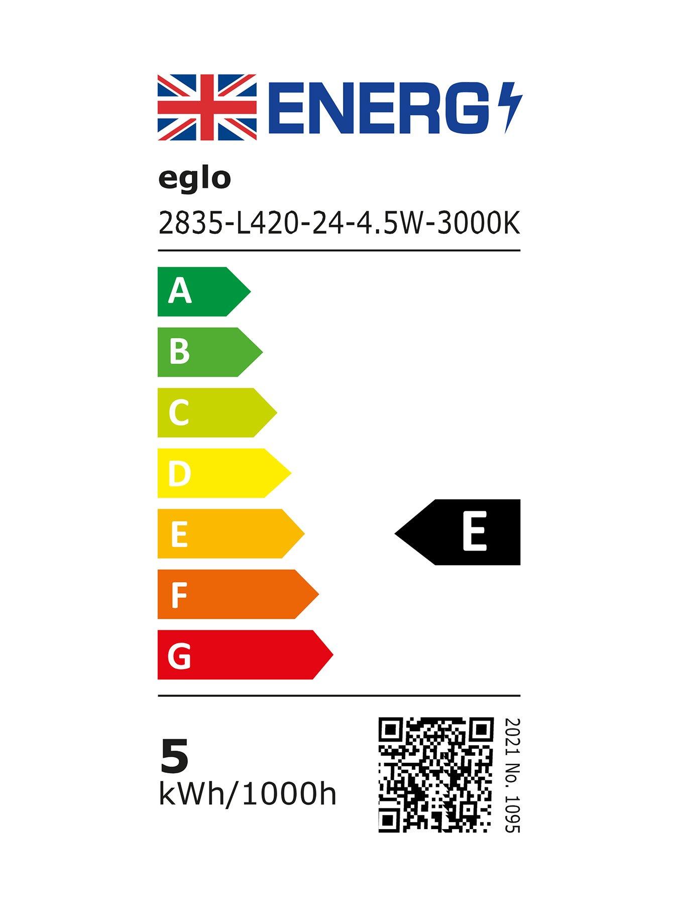  image of eglo-serricella-led-linear-exterior-wall-light