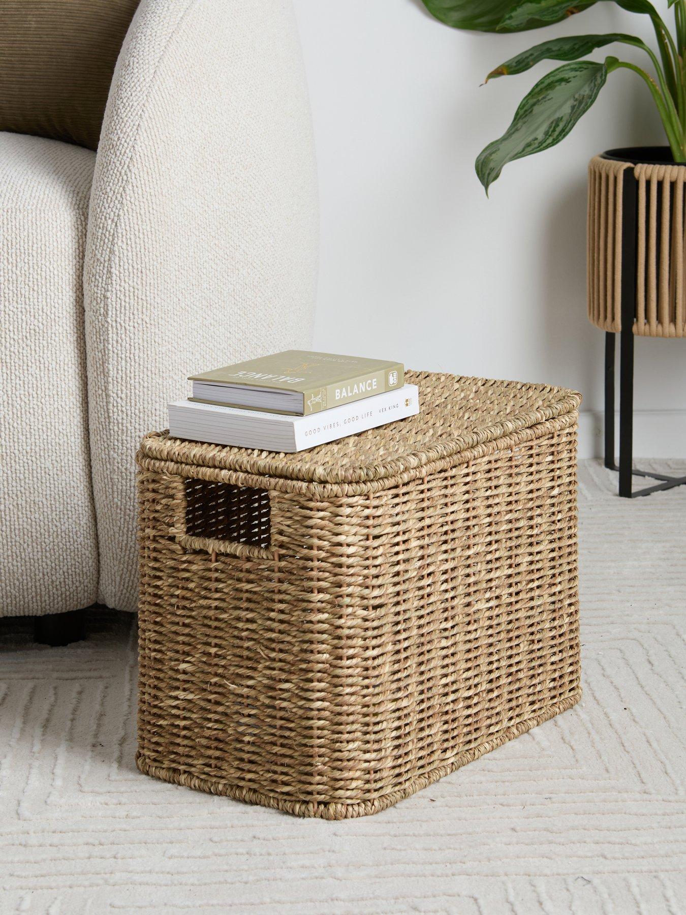 The Very Collection Rectangular Storage Basket With Lid