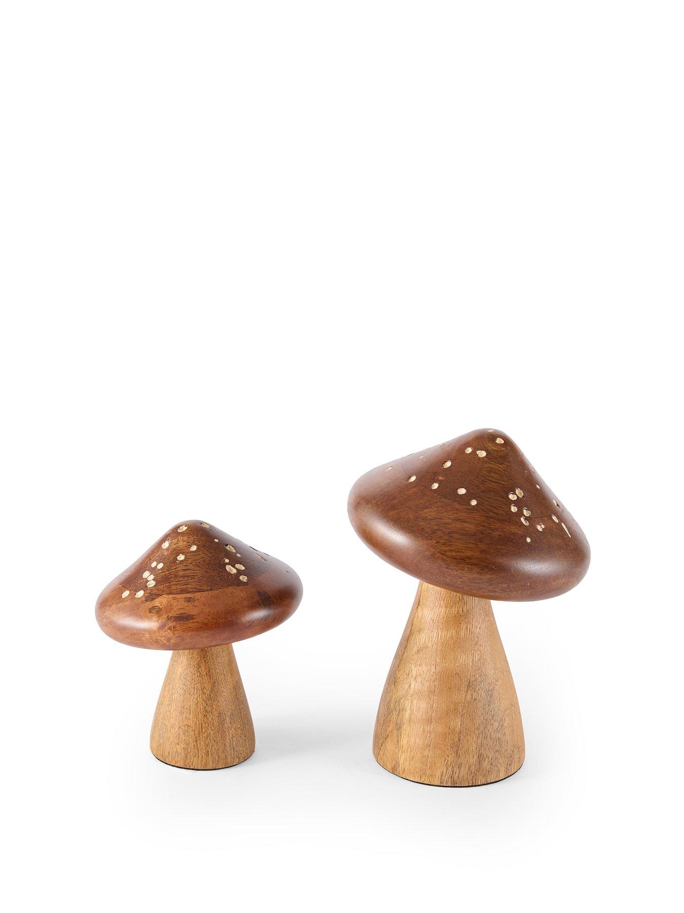 Image 2 of 7 of The Very Collection Set Of 2 Wooden Toadstools