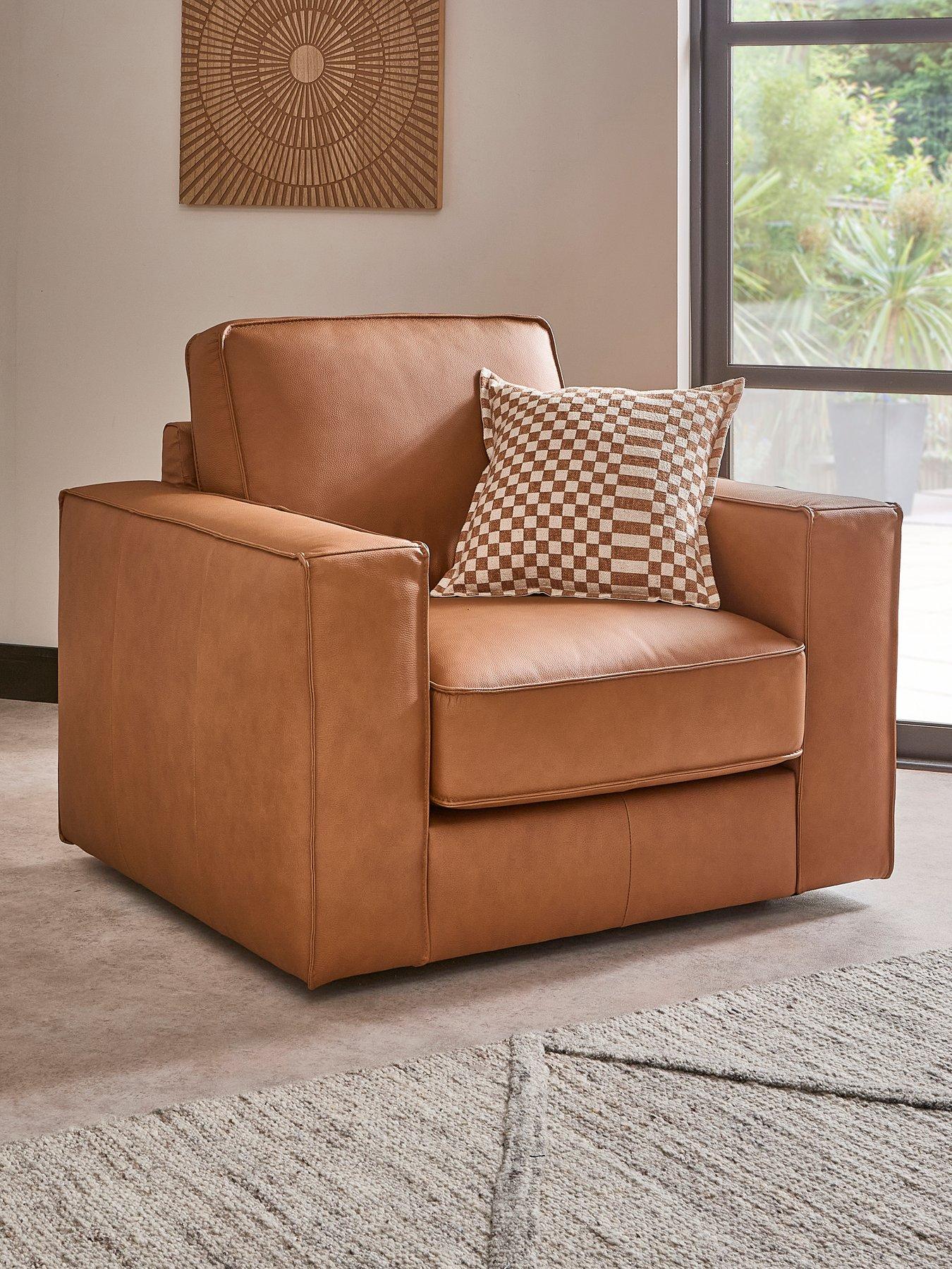 The Very Collection Atalia Leather Chair - FSC® Certified