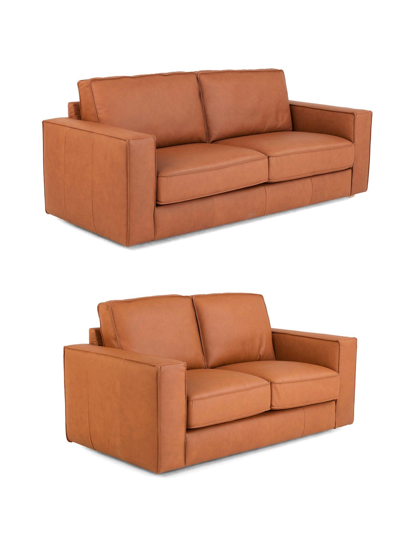 Image 3 of 6 of The Very Collection Atalia 3 Seater&nbsp;+ 2 Seater Leather Sofa Set (Buy &amp; SAVE!)&nbsp;- FSC&reg; Certified