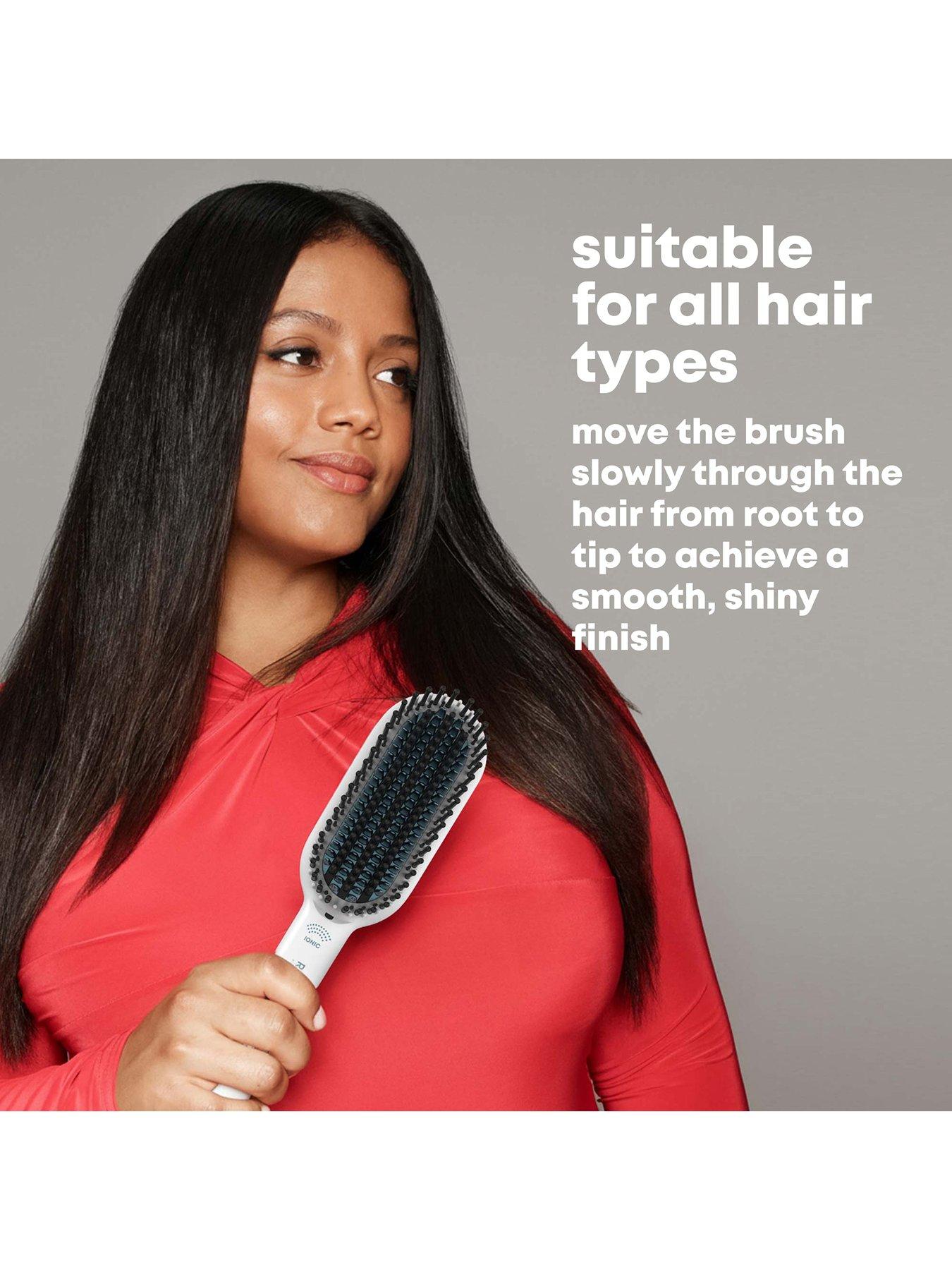  image of revamp-deepform-ceramic-straightening-hot-brush-white