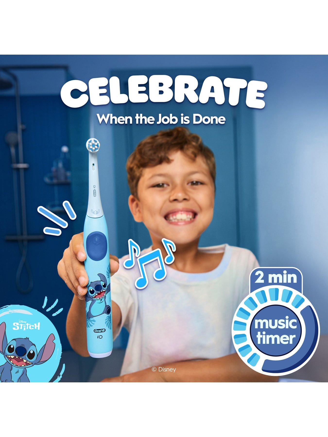 Image 5 of 7 of Oral-B iO Kids Disney Stitch Electric Toothbrush, 1 Toothbrush Head, 1 Travel Case