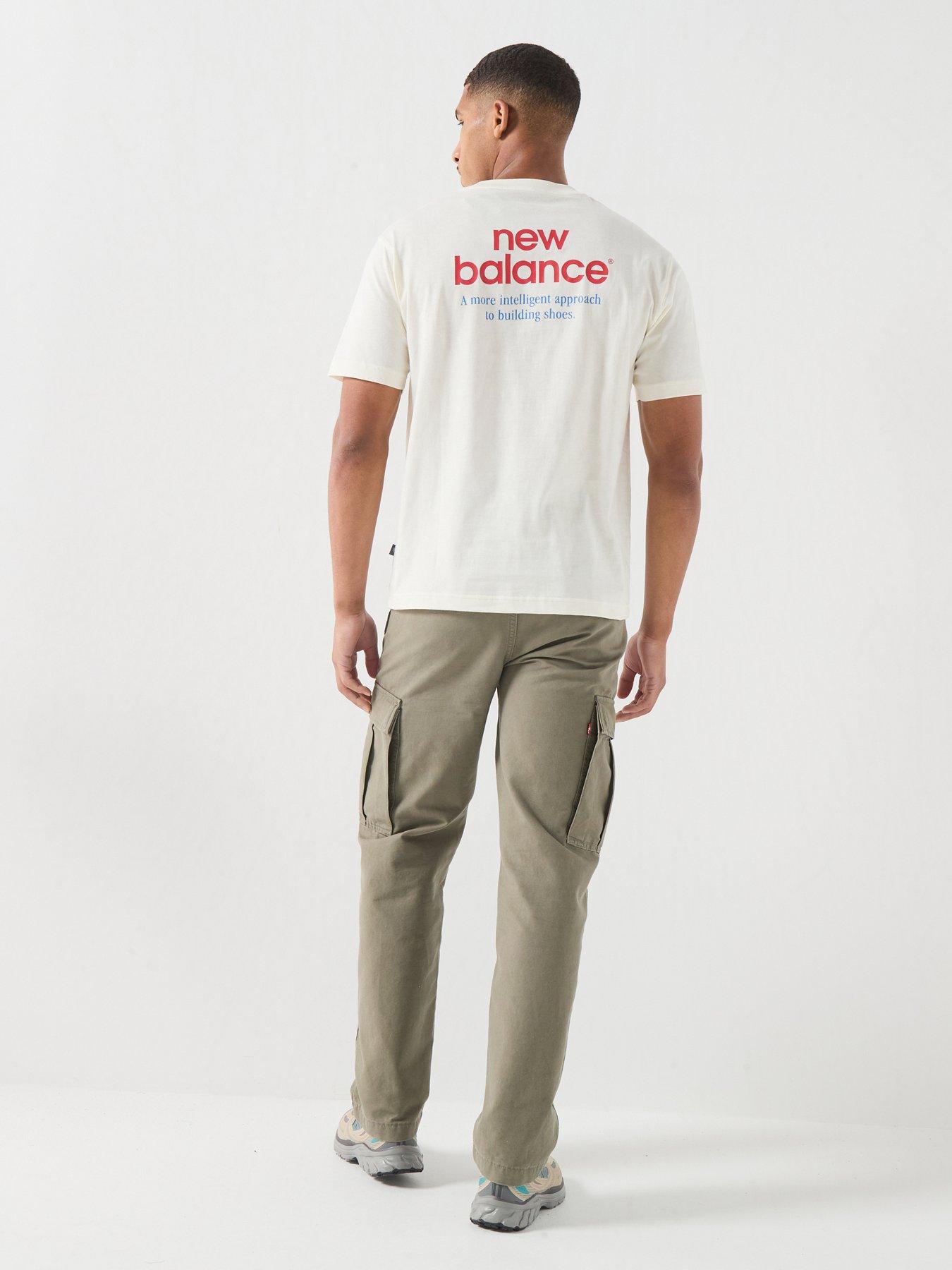 Image 5 of 6 of New Balance Mens Intelligent T-shirt - Cream