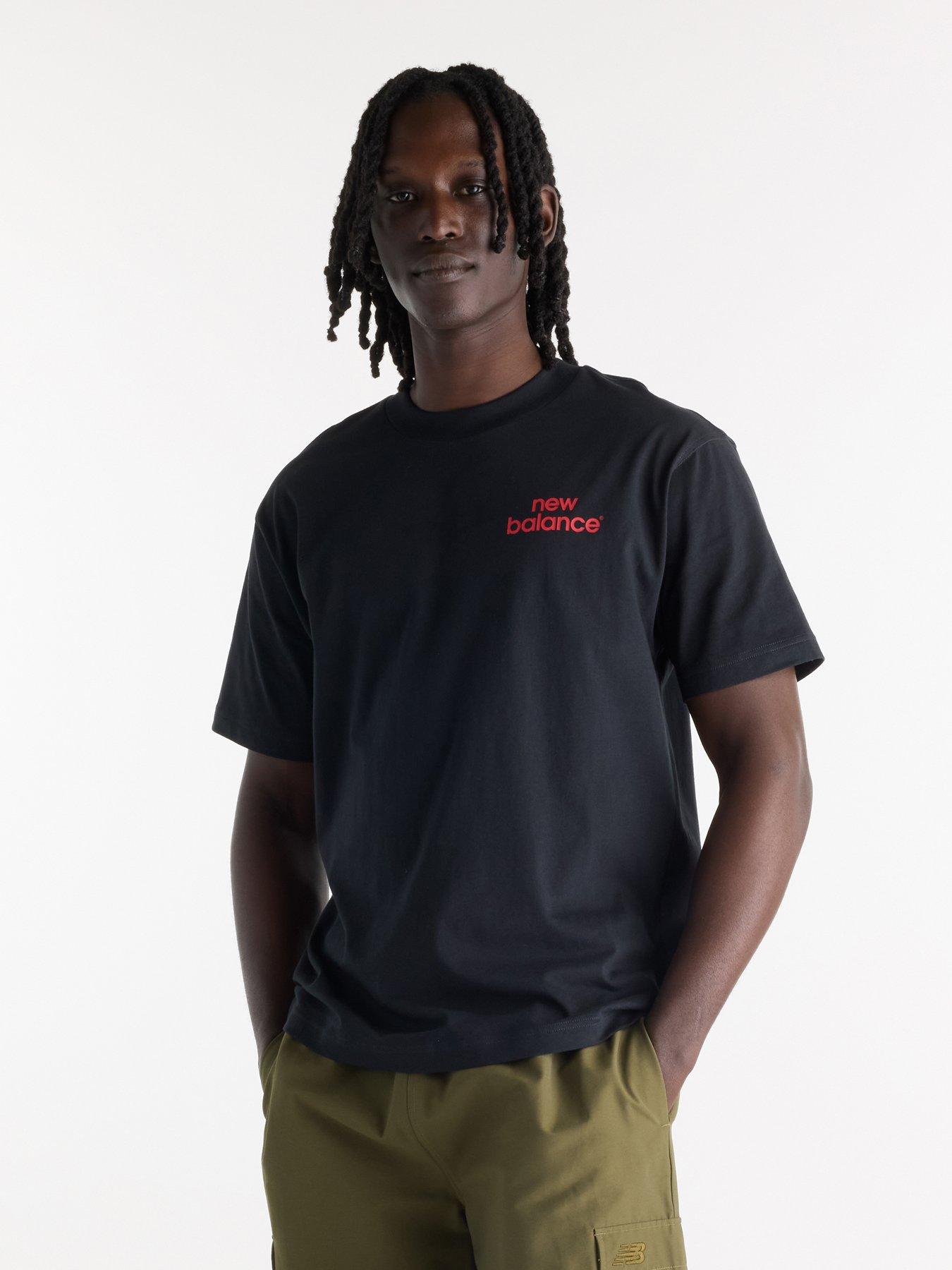 Image 2 of 5 of New Balance Mens Intelligent T-Shirt - Black