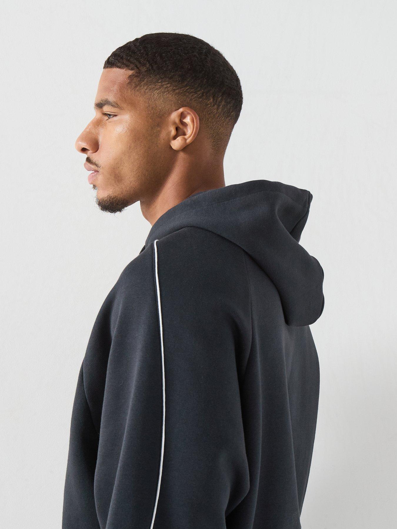 Image 5 of 6 of New Balance Mens Trackside Fleece Hoodie - Black