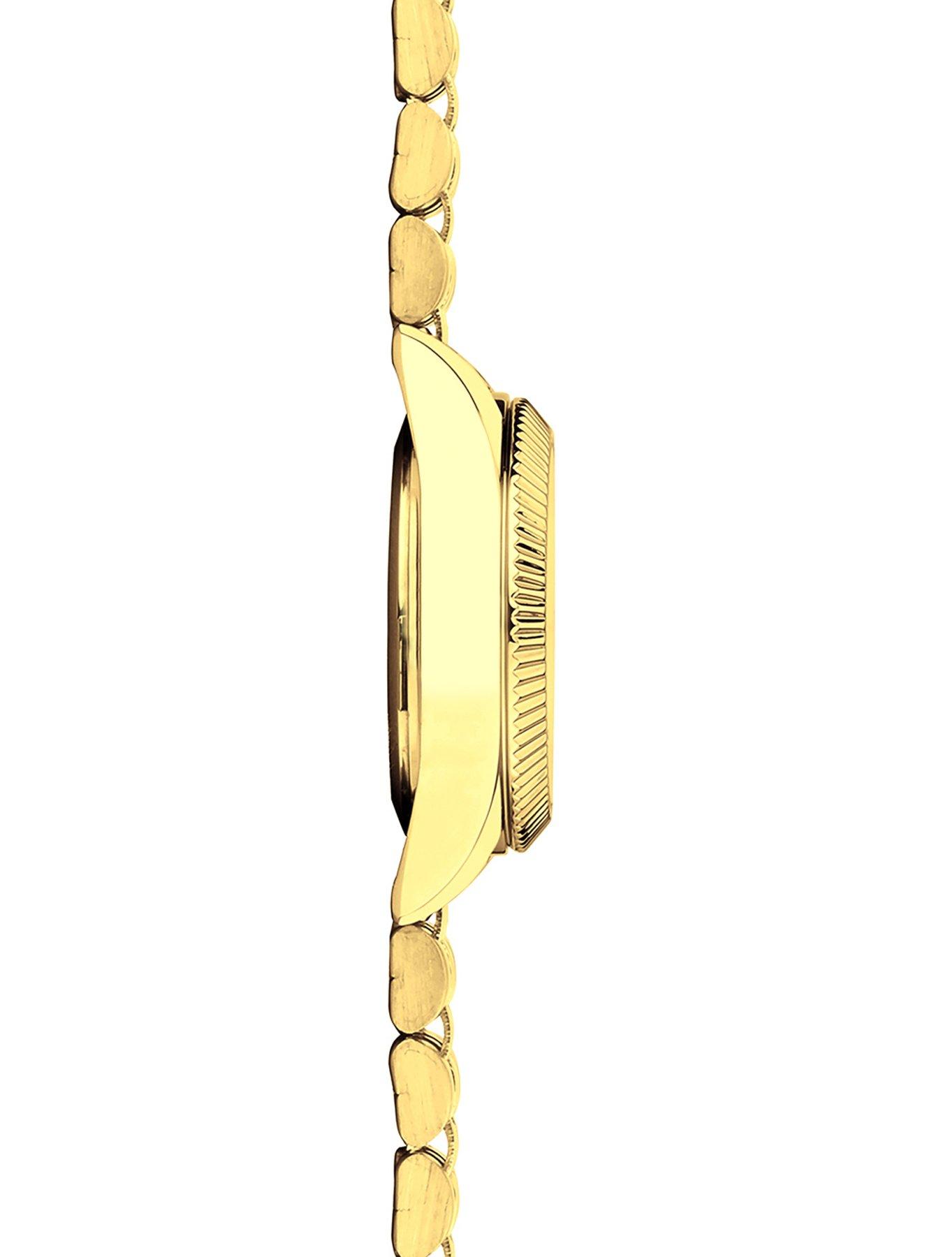 Image 5 of 6 of Sekonda Womens Francis Gold Stainless Steel Strap with Silver White Dial Analogue Watch