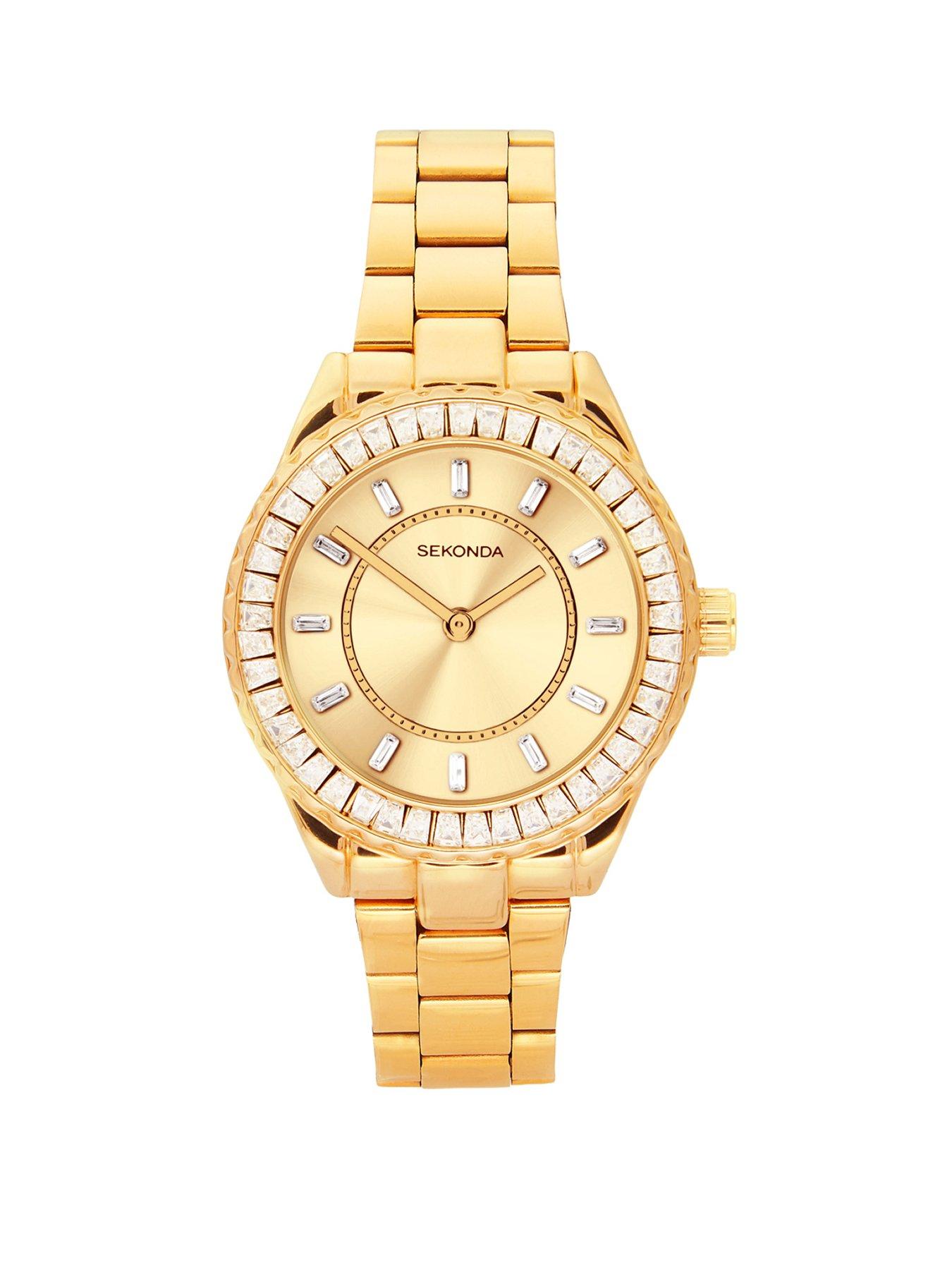 Sekonda Womens Margot Gold Stainless Steel Strap with Champagne Dial Analogue Watch