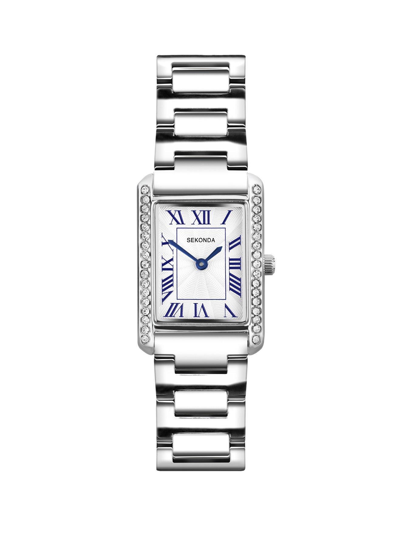 Sekonda Womens Colette Silver Alloy Strap with White Dial Analogue Watch