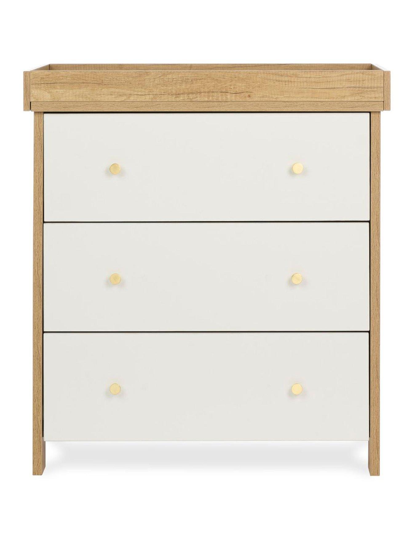 Image 2 of 7 of Obaby Nika Changing Unit - Oak &amp; White