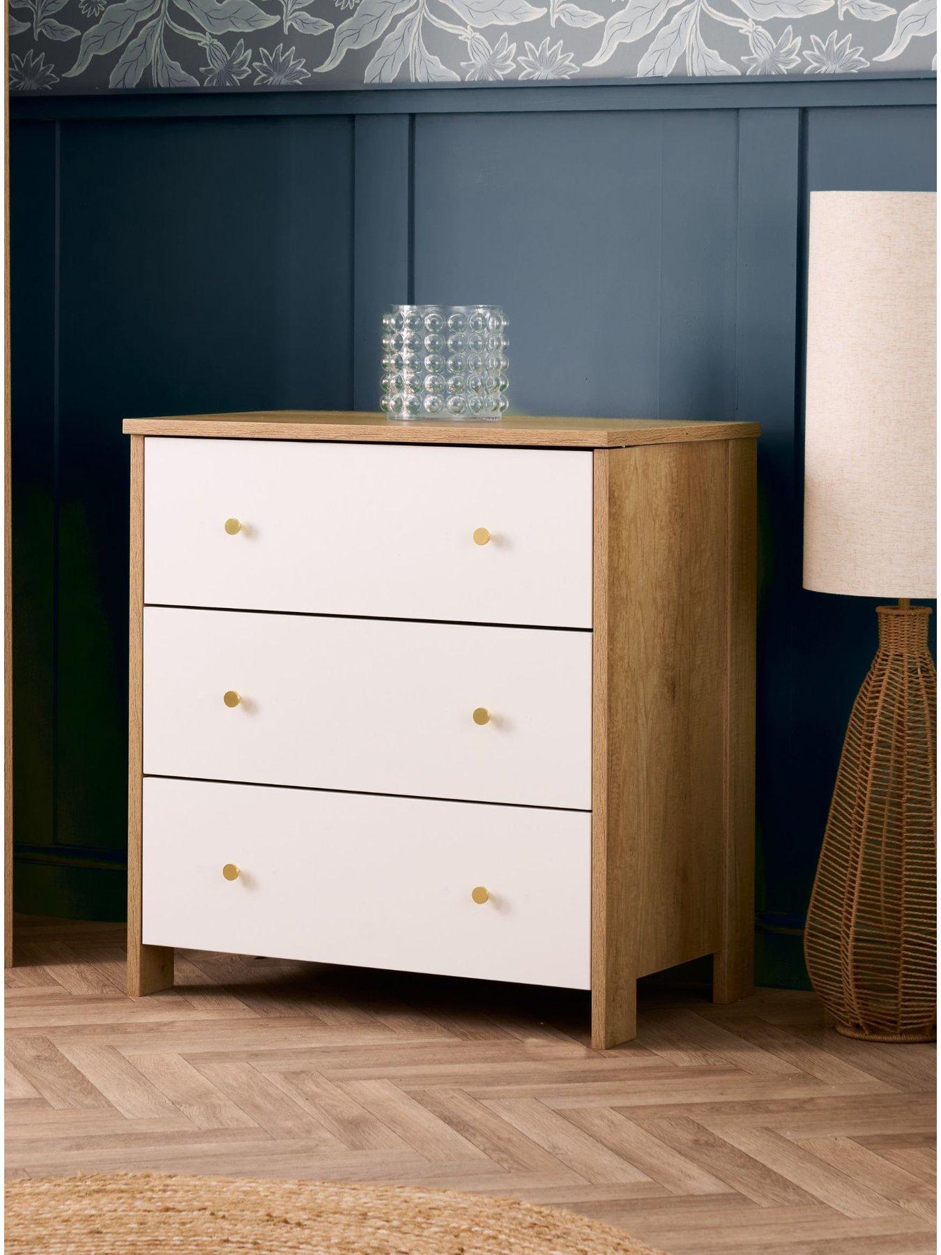 Image 3 of 7 of Obaby Nika Changing Unit - Oak &amp; White