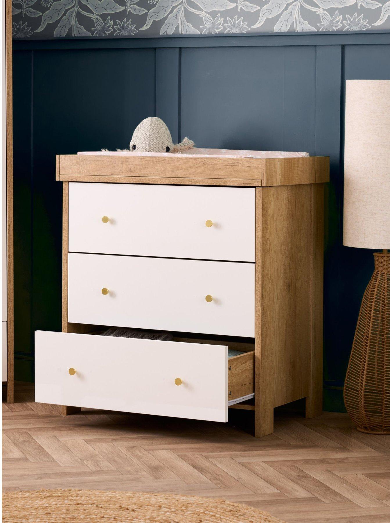 Image 4 of 7 of Obaby Nika Changing Unit - Oak &amp; White