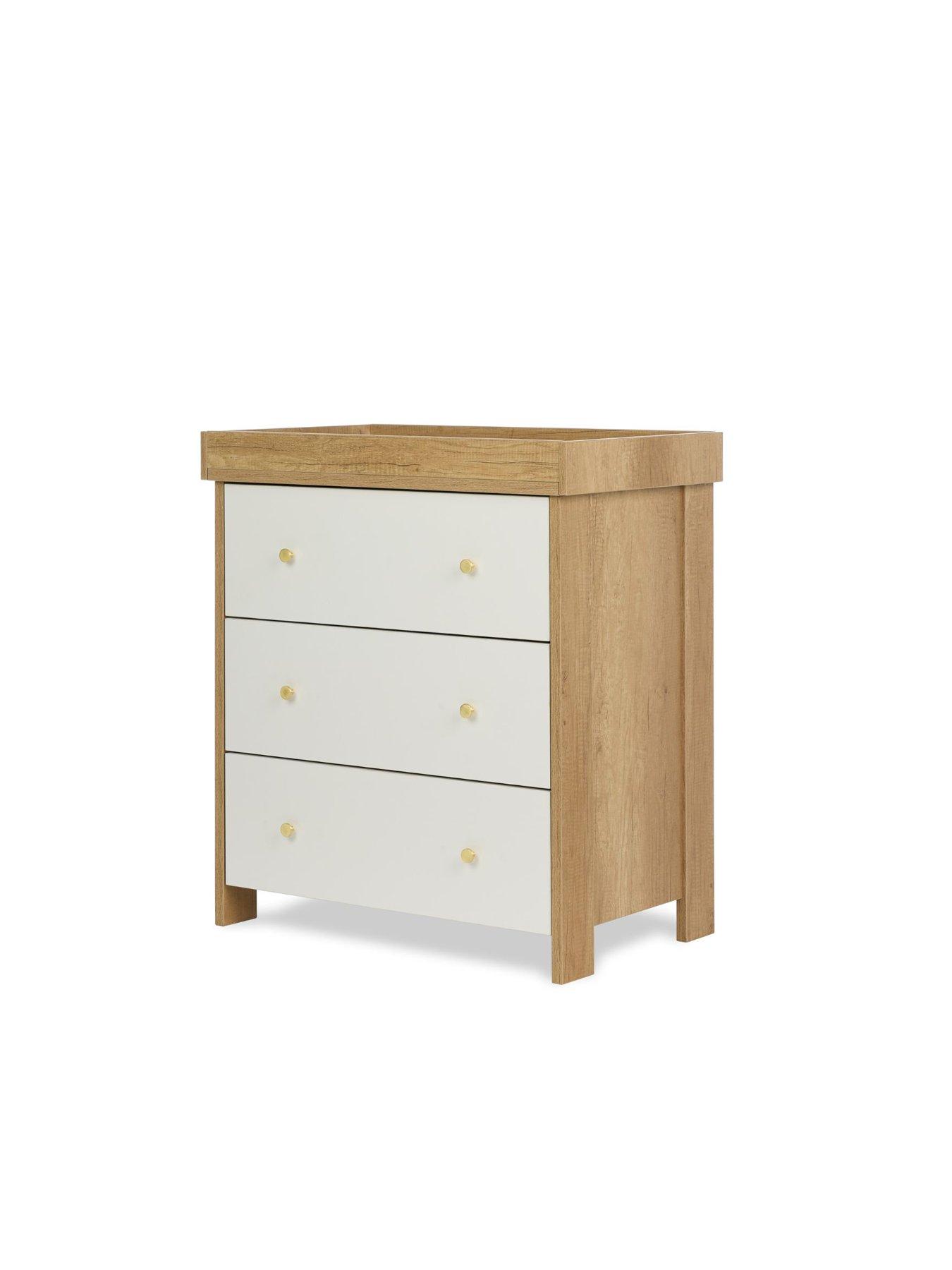 Image 5 of 7 of Obaby Nika Changing Unit - Oak &amp; White