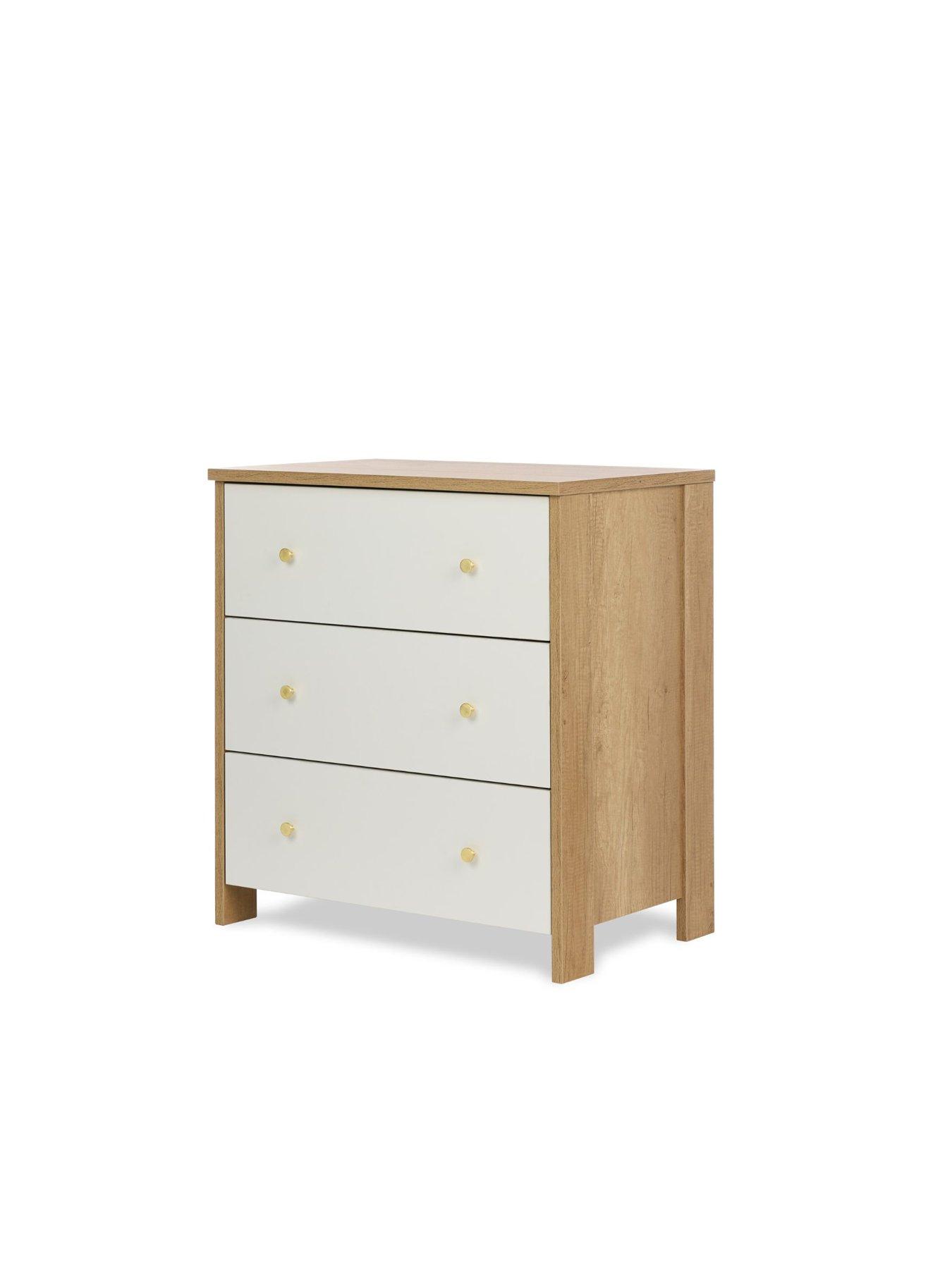 Image 7 of 7 of Obaby Nika Changing Unit - Oak &amp; White