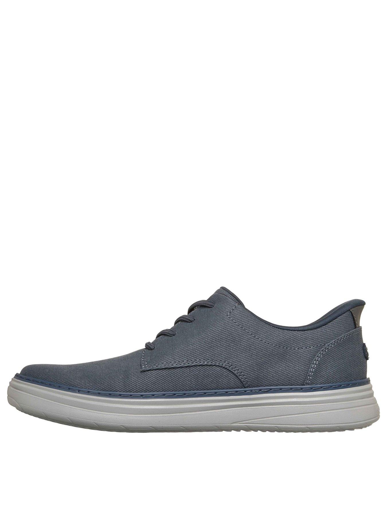  image of skechers-hyland-trainer-navy