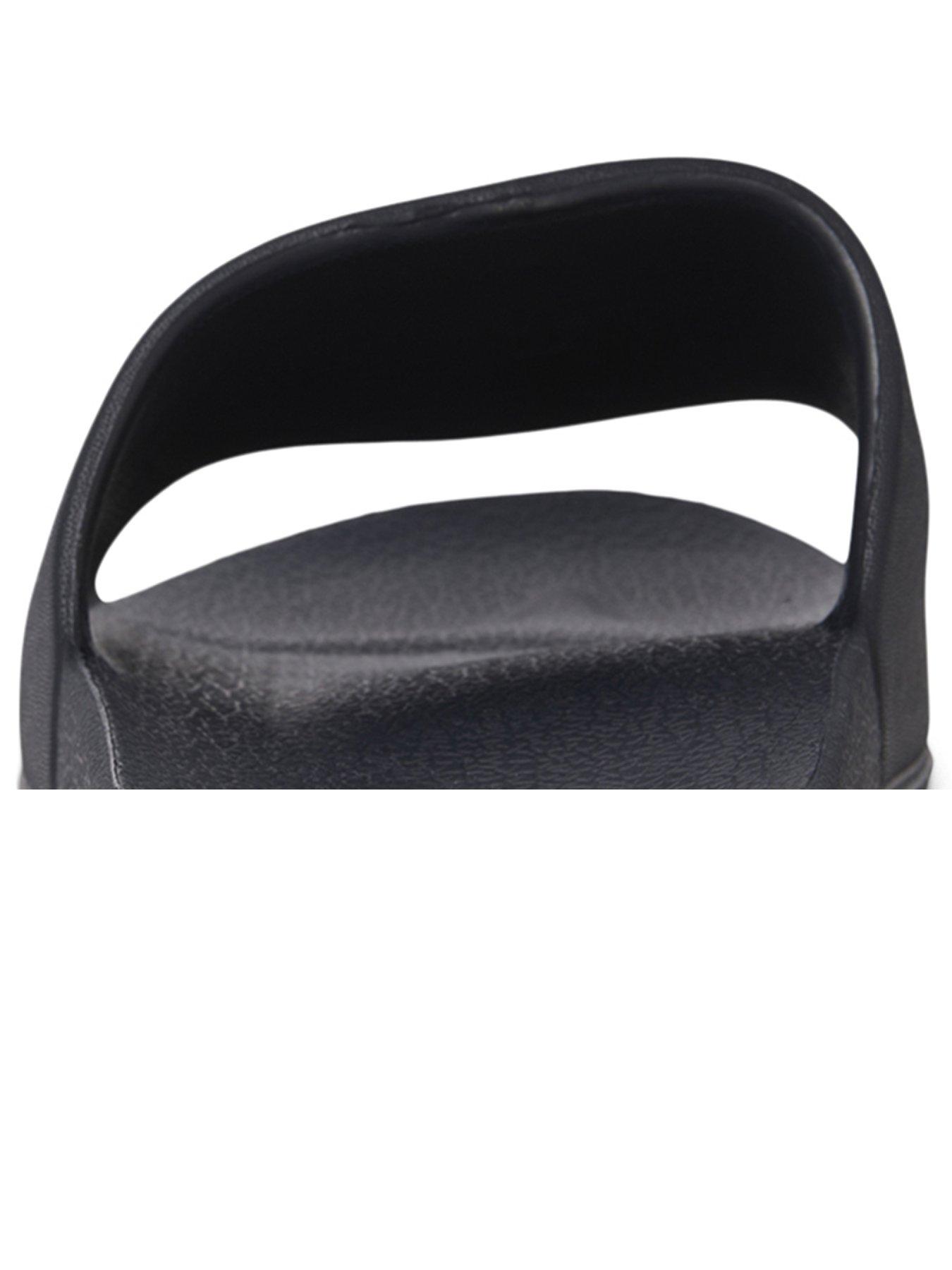 Image 2 of 5 of Jack & Jones Moulded Slider - Black