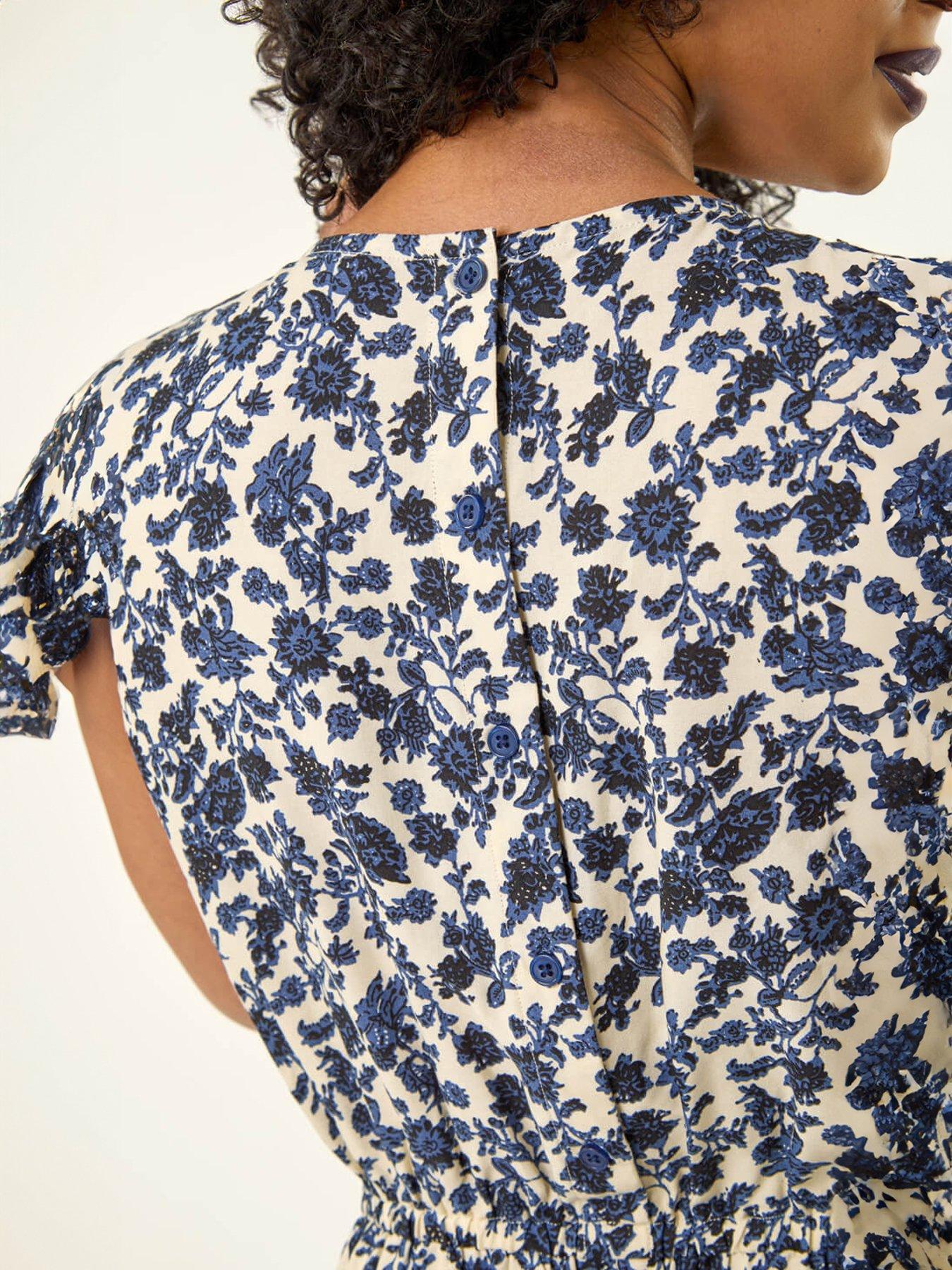  image of roman-petite-printed-cropped-jumpsuit