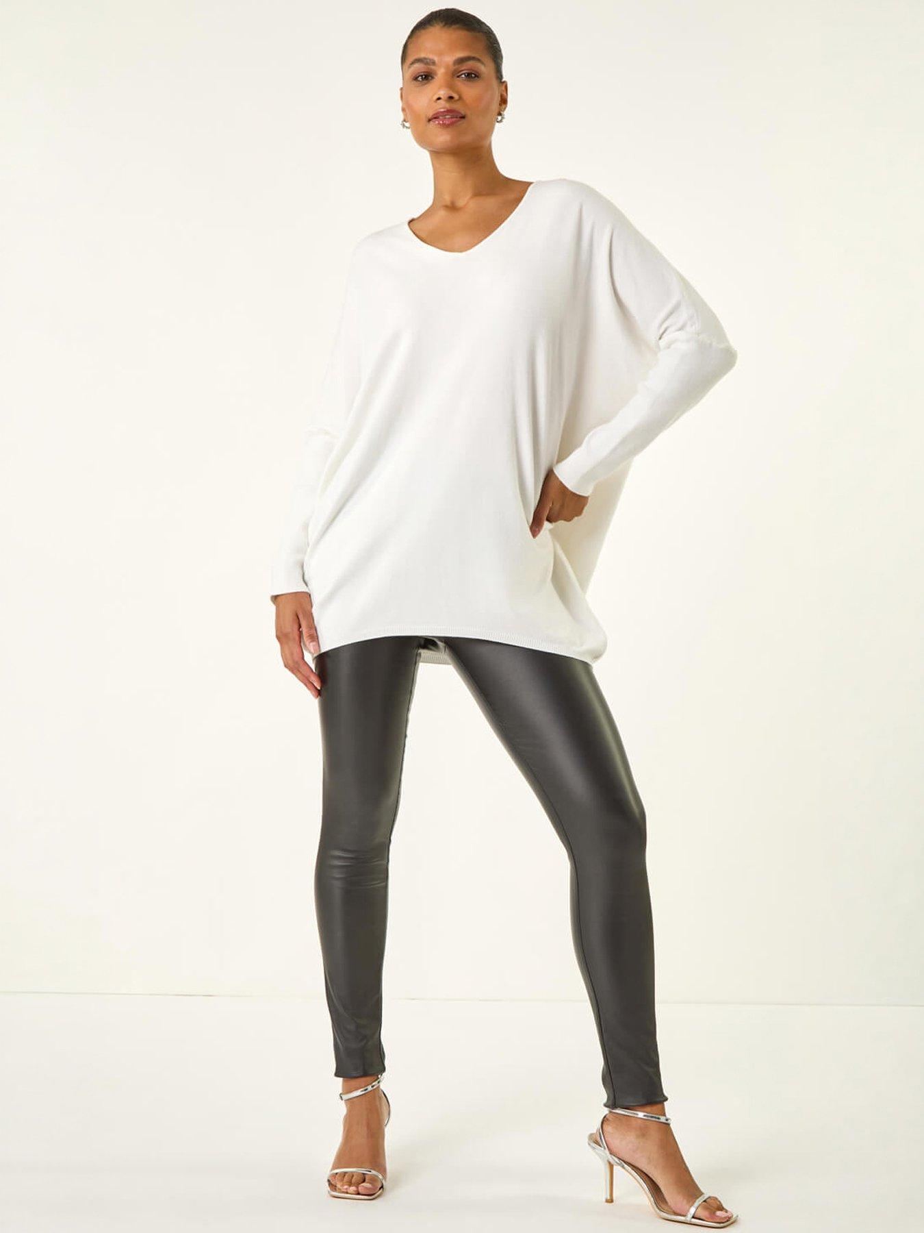 Image 3 of 5 of Roman Lace Back V-Neck Jumper