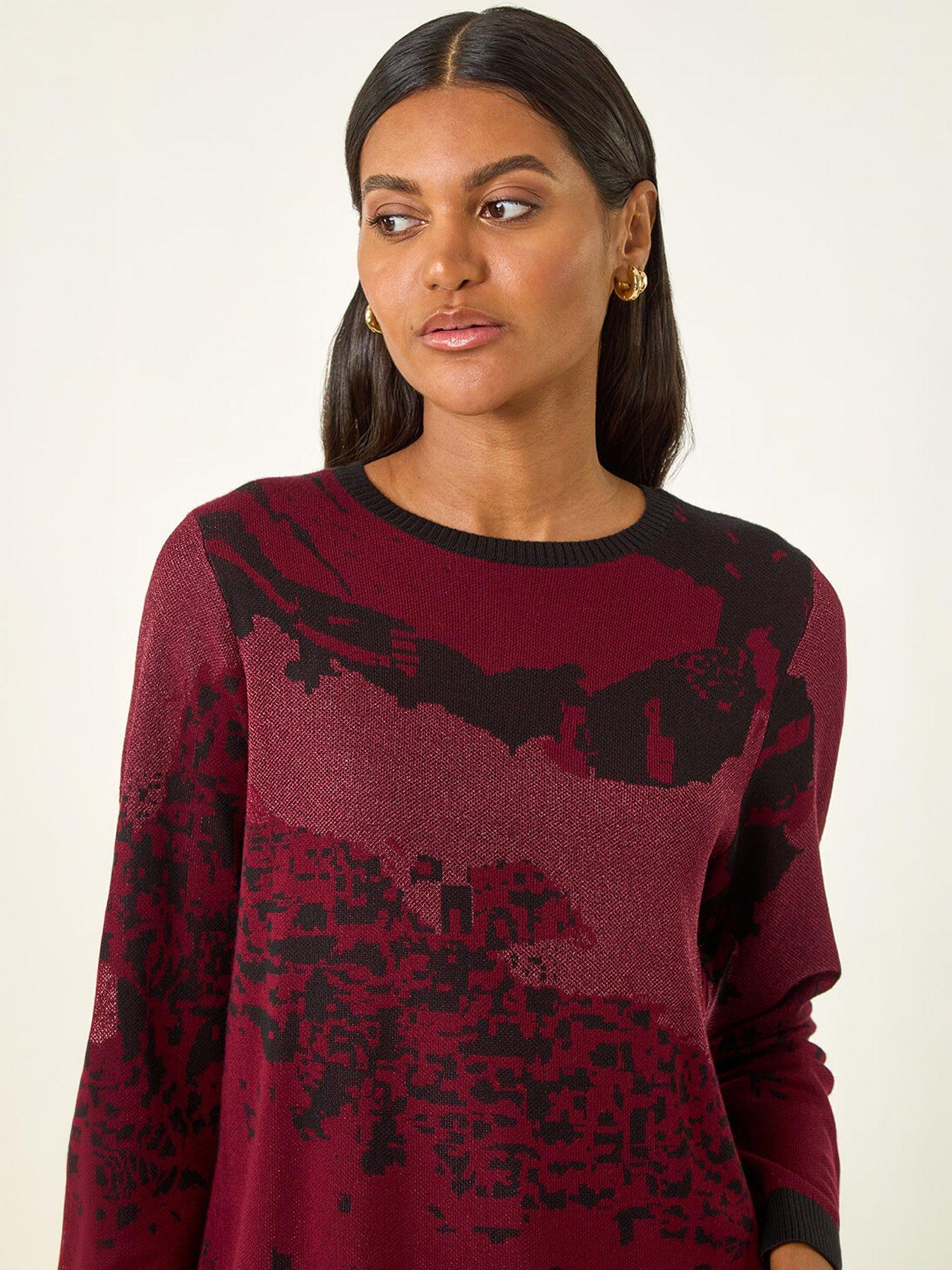 Image 4 of 5 of Roman Shimmer Colour Block Knit Jumper