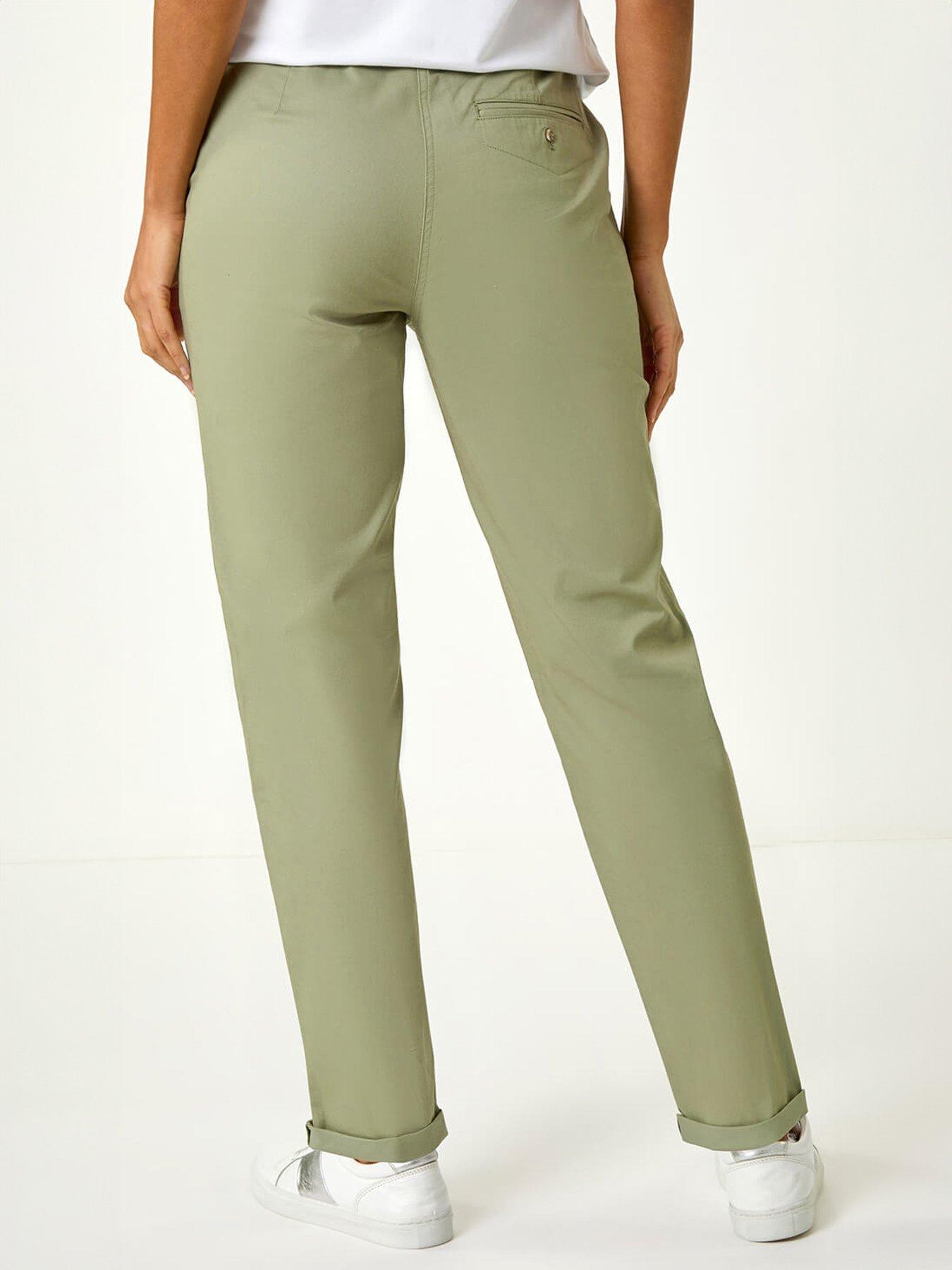 image of roman-plain-cotton-chino-trousers