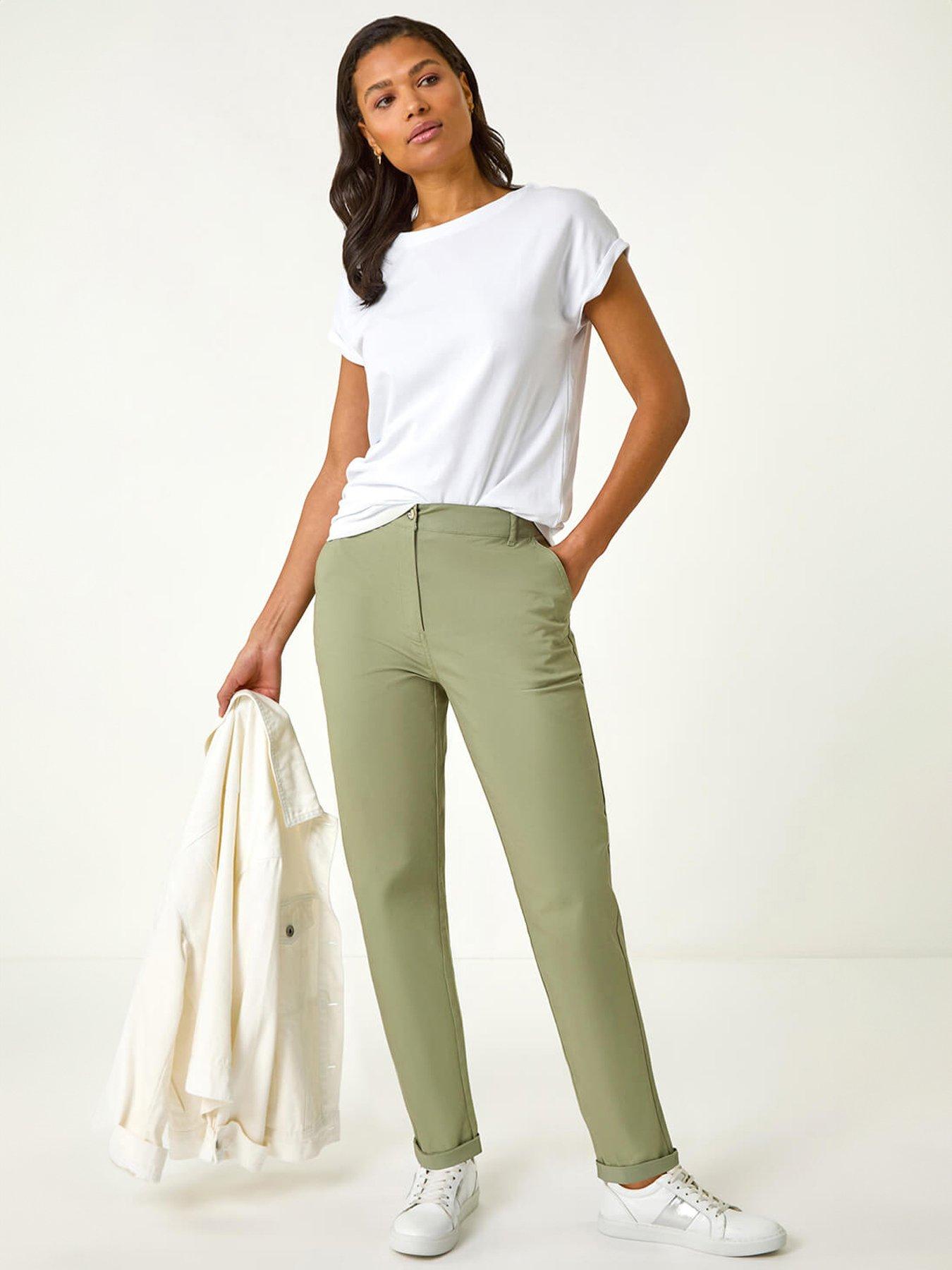 image of roman-plain-cotton-chino-trousers