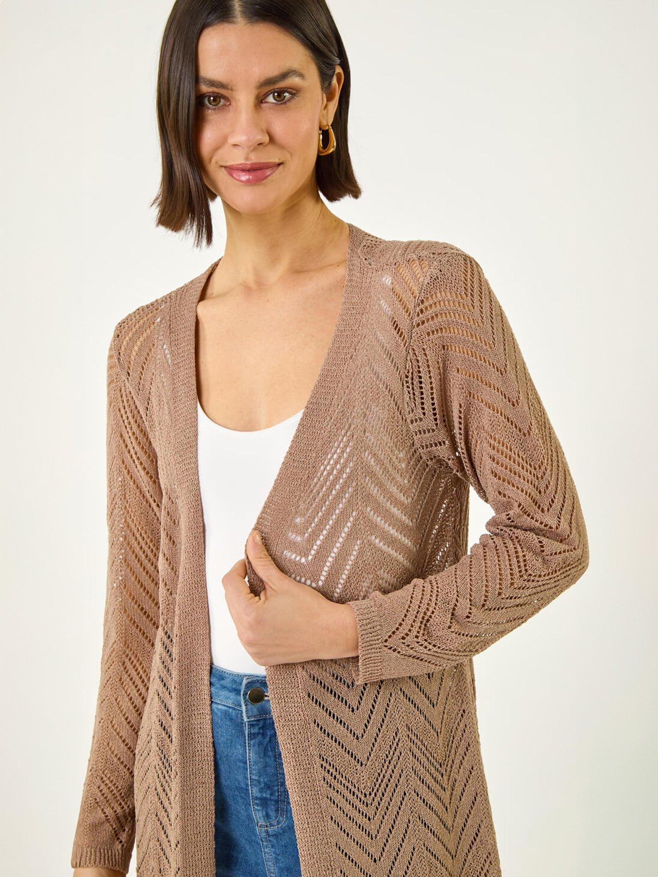 Image 4 of 5 of Roman Knitted Longline Cardigan