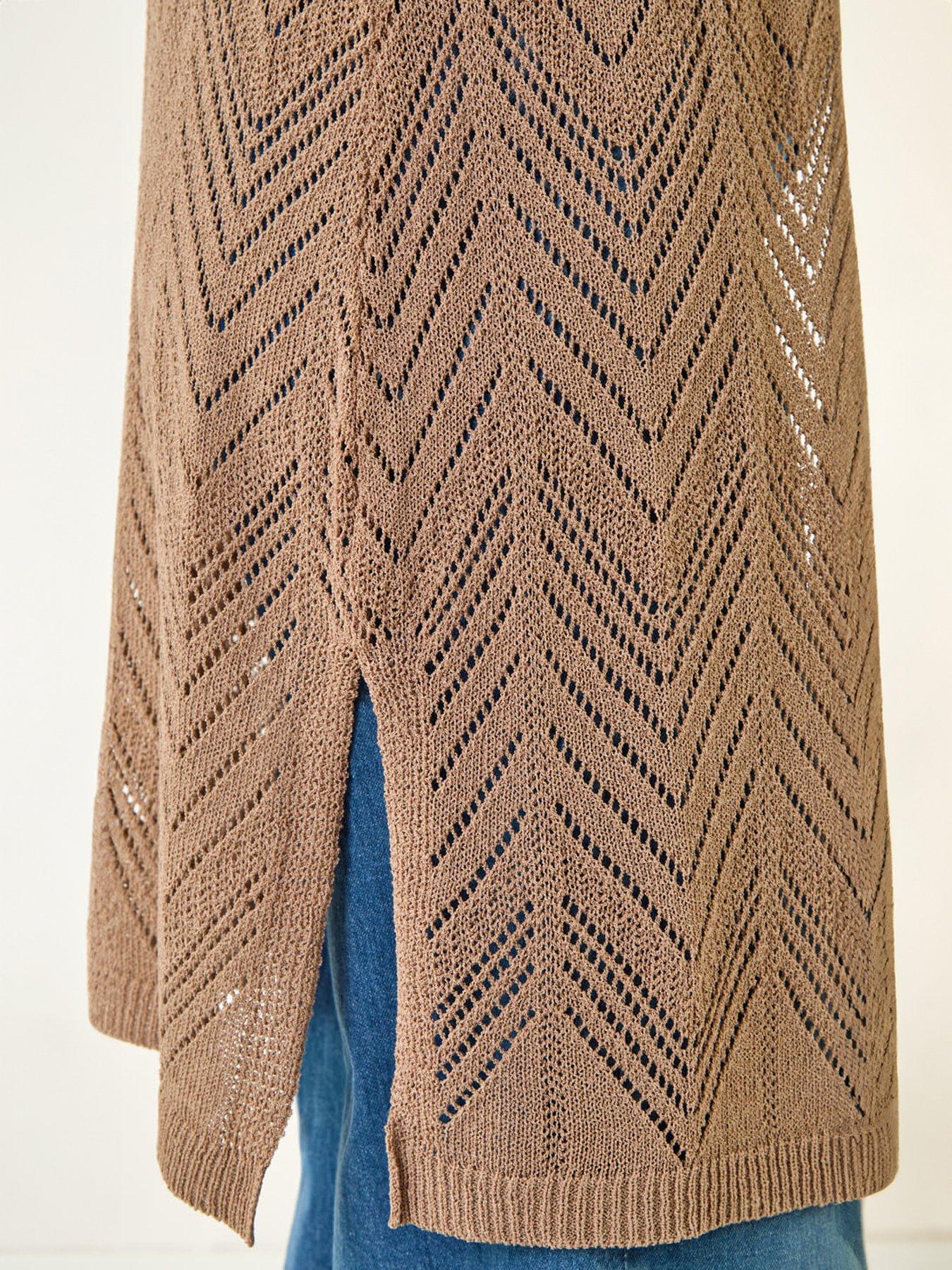 Image 5 of 5 of Roman Knitted Longline Cardigan