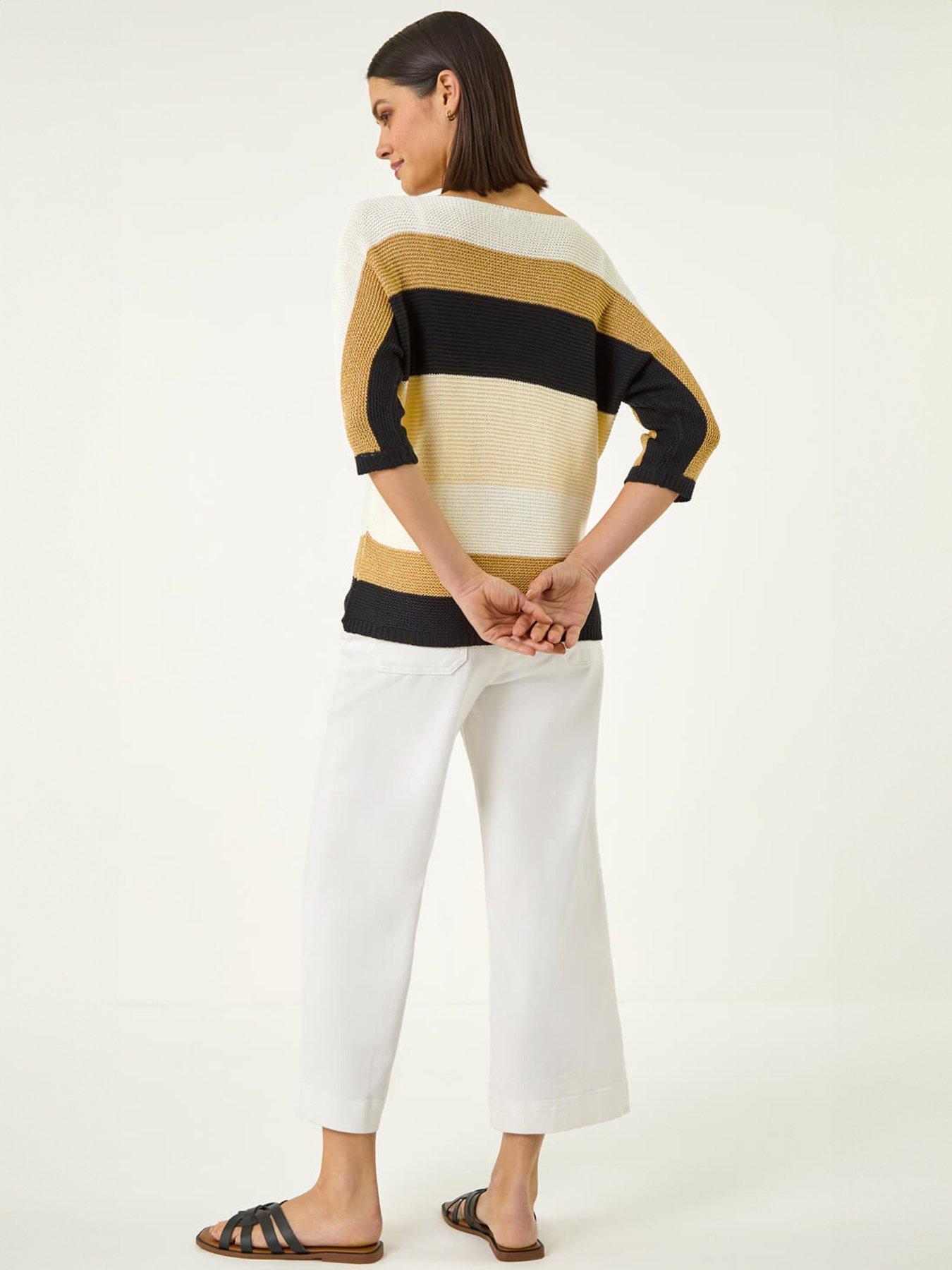 Image 2 of 5 of Roman Colour Block Stripe Jumper