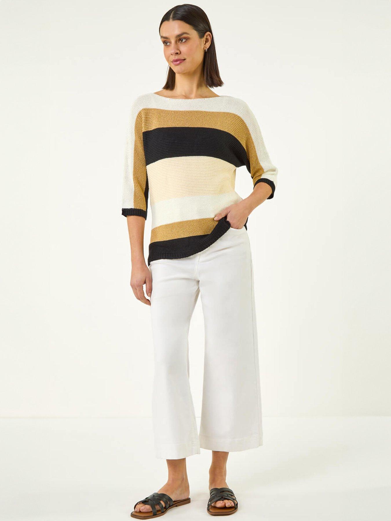 Image 3 of 5 of Roman Colour Block Stripe Jumper