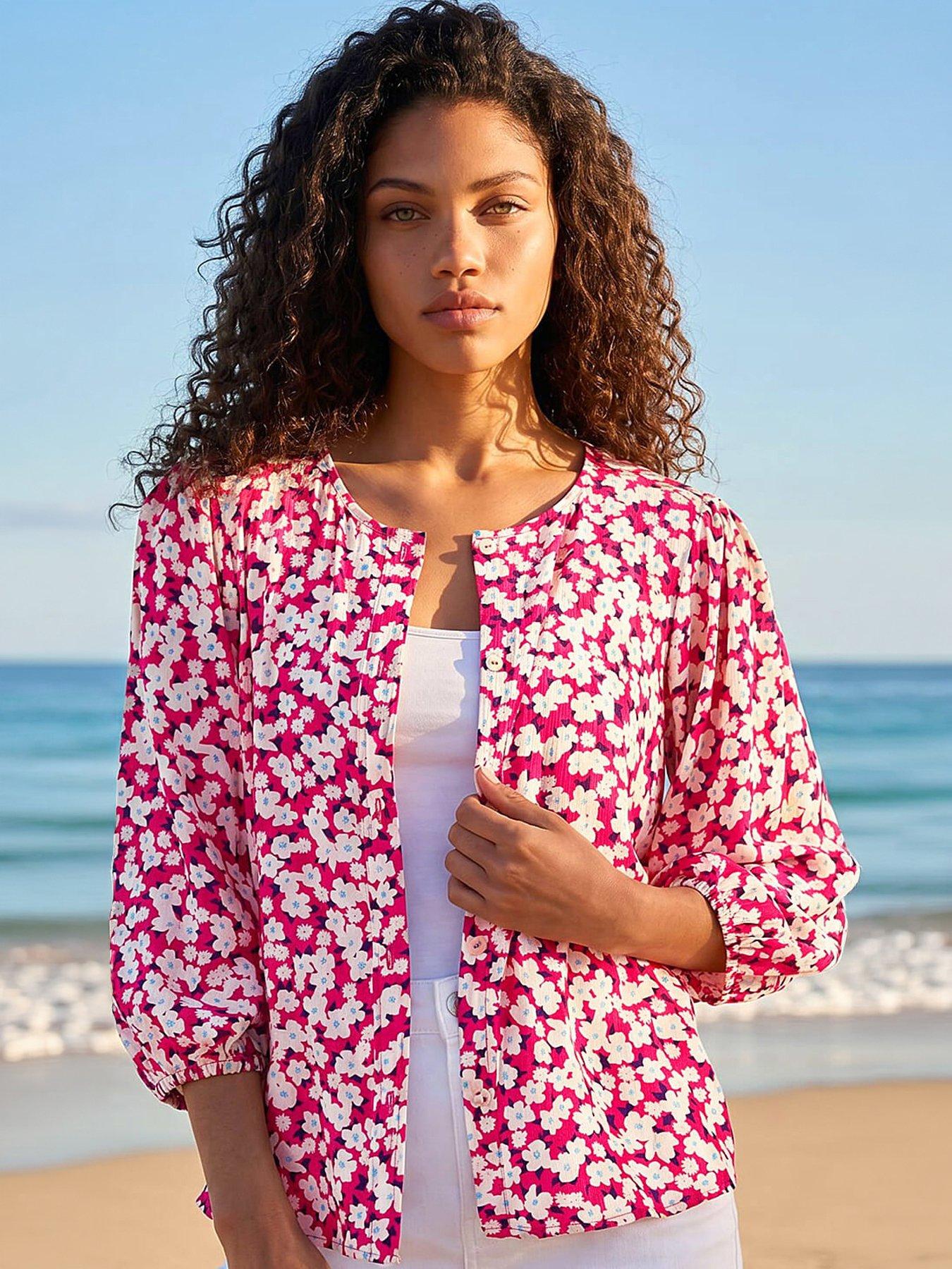 roman-petite-ditsy-floral-button-blouse