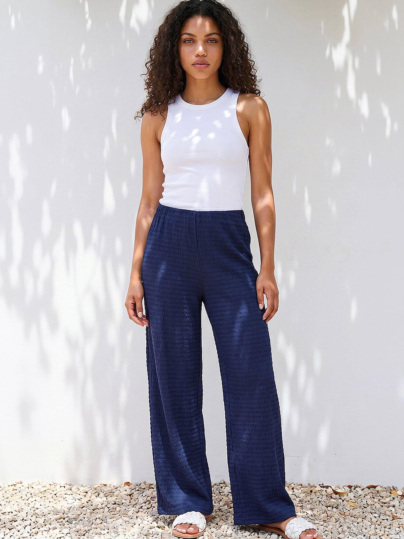Roman Petite Textured Stretch Trouser
