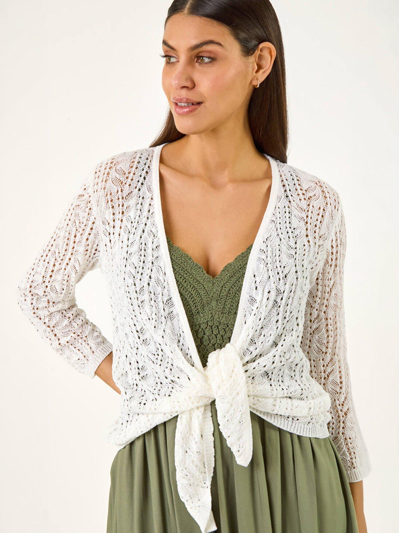 Roman Light Weight Stitch Shrug