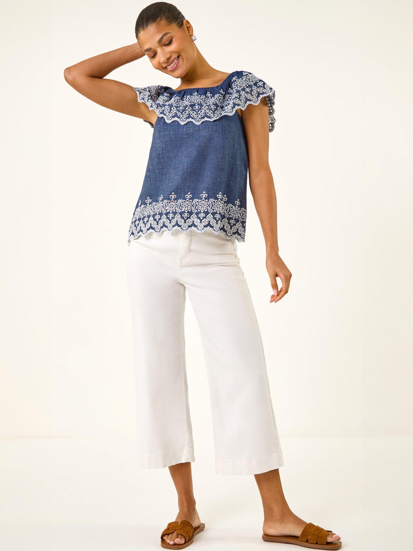  image of roman-embroidery-detail-bardot-top