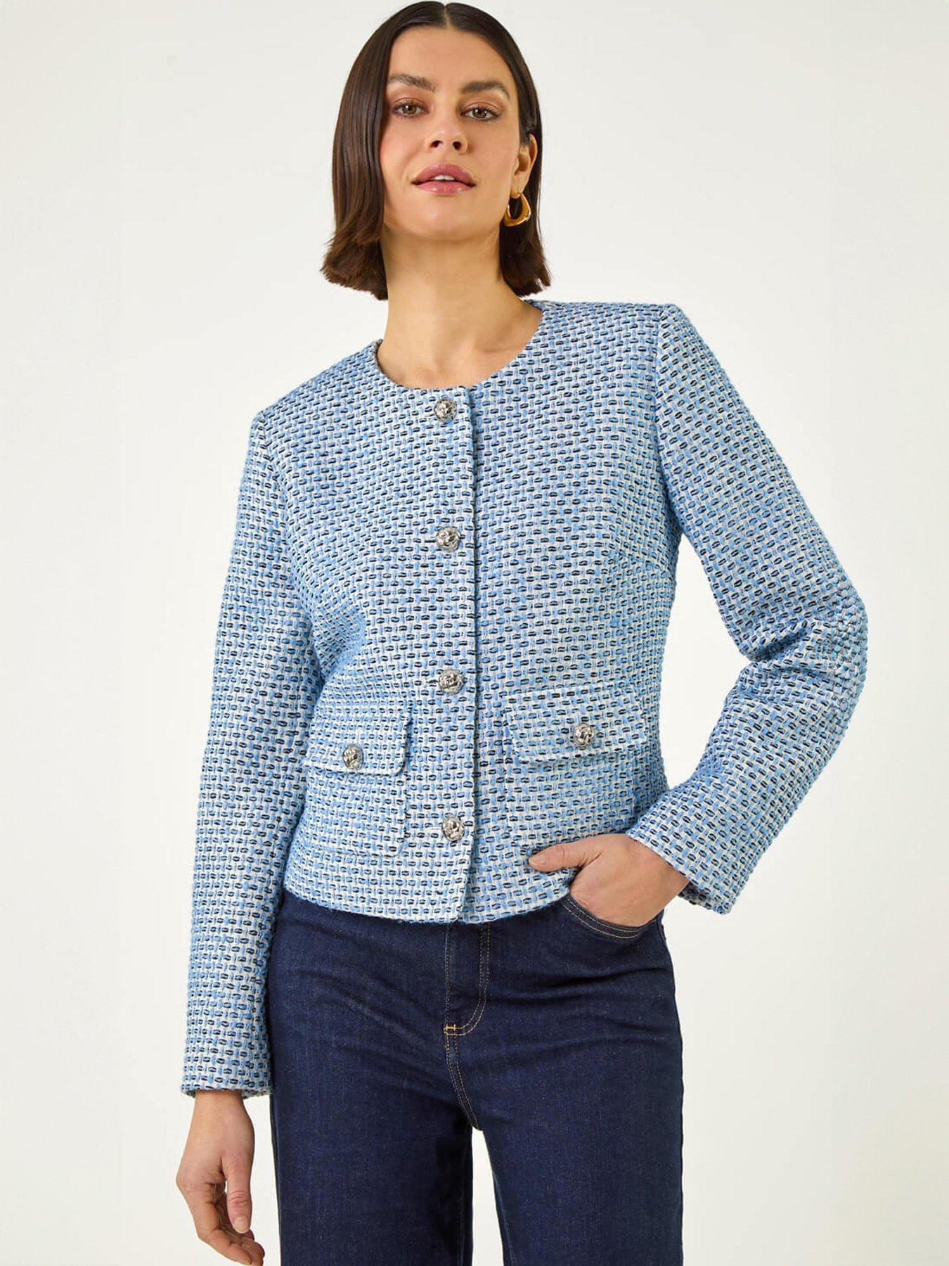 Image 1 of 5 of Roman Single Breasted Boucle Jacket